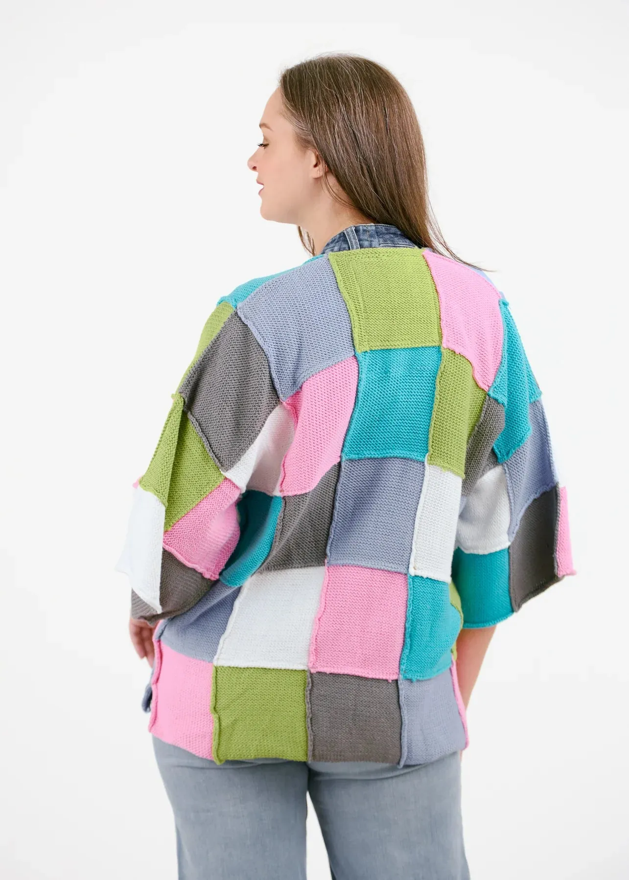 5472 Penny Sweater Cardigan-Bold Mix