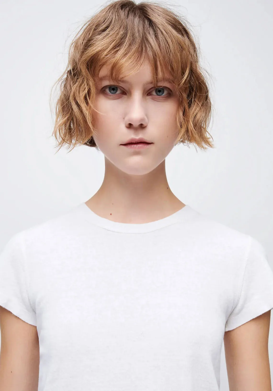 90s BABY TEE VINTAGE WHITE