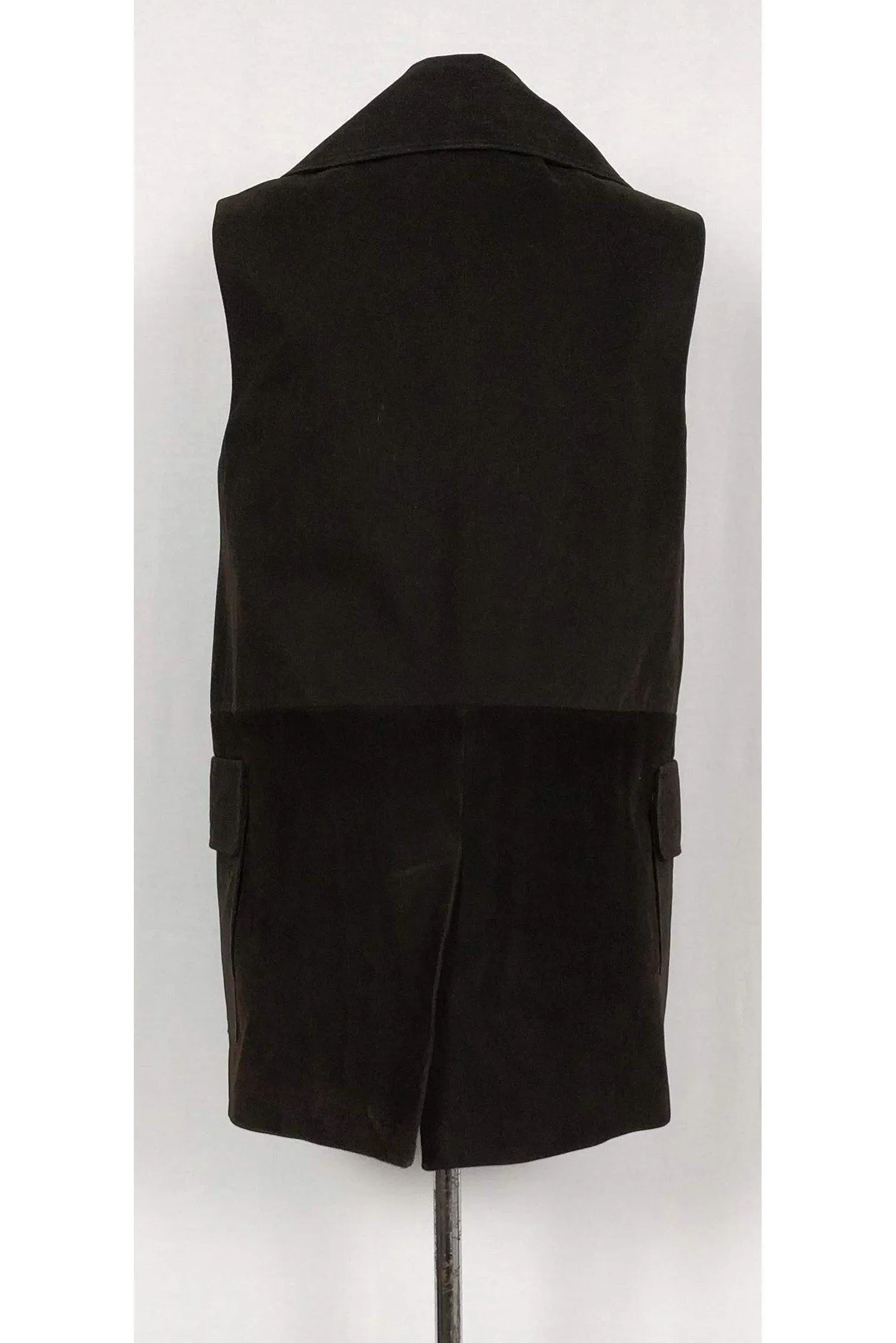 Alexander Wang - Brown Cotton & Suede Vest Sz S