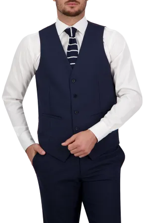 B7-Navy Saul Waist Coat