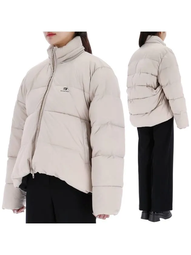 Balenciaga C Shape Nylon Padding Sand