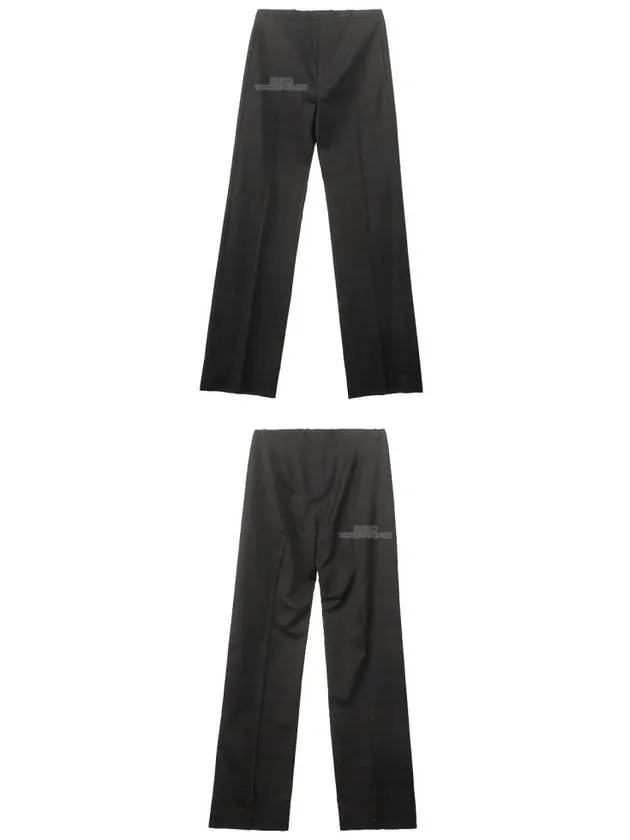 Balenciaga Checked Straight Pants Navy