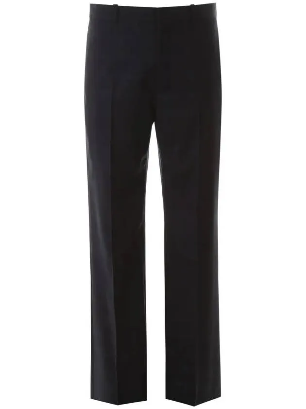 Balenciaga Checked Straight Pants Navy