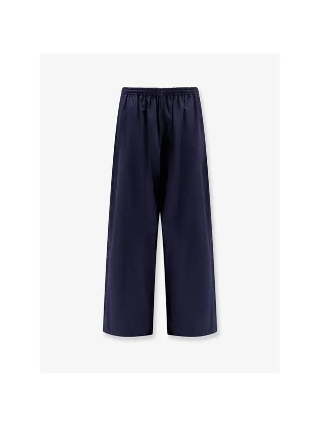 Balenciaga Cotton Straight Pants Blue