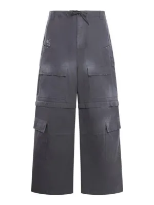 Balenciaga Oversized Cargo Pants Grey