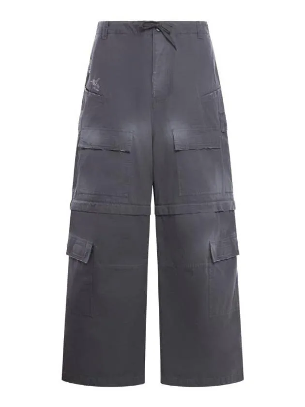 Balenciaga Oversized Cargo Pants Grey