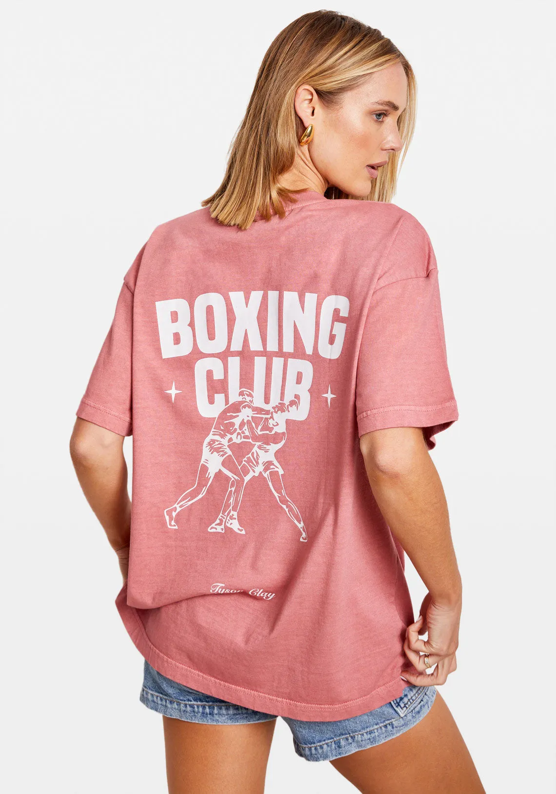 BOXING CLUB TEE PINK