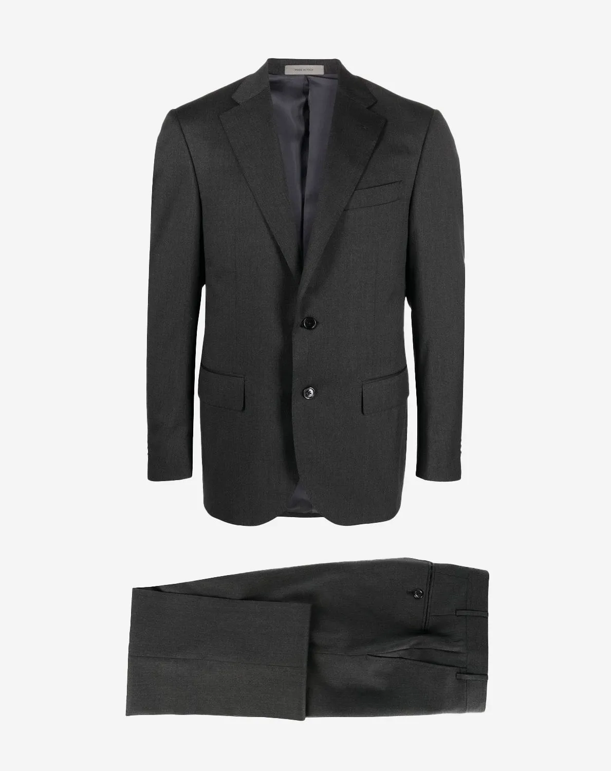 CORNELIANI Leader Wool Suit CHARCOAL REG