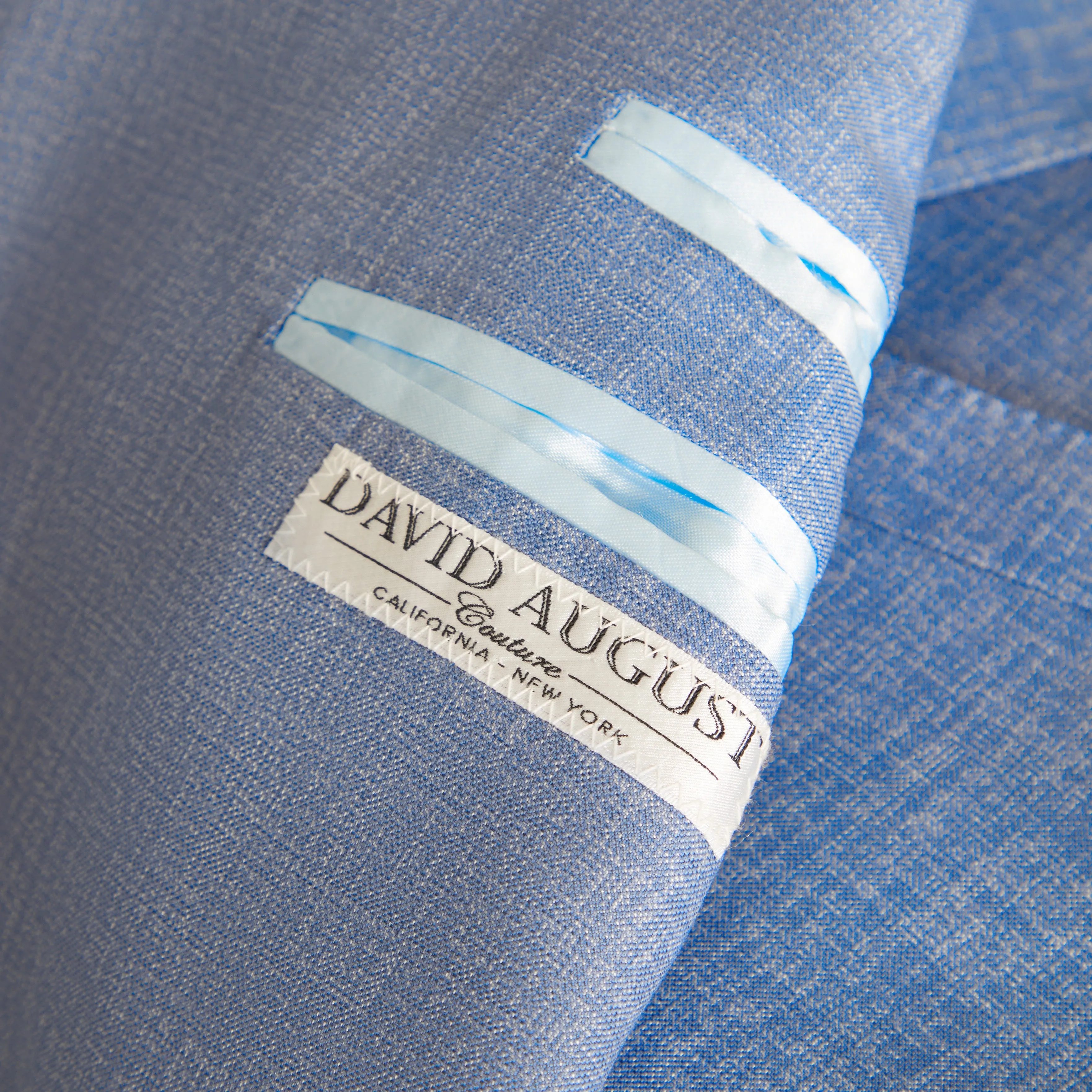 DAVID AUGUST SUIT IN LIGHT COBALT BLUE