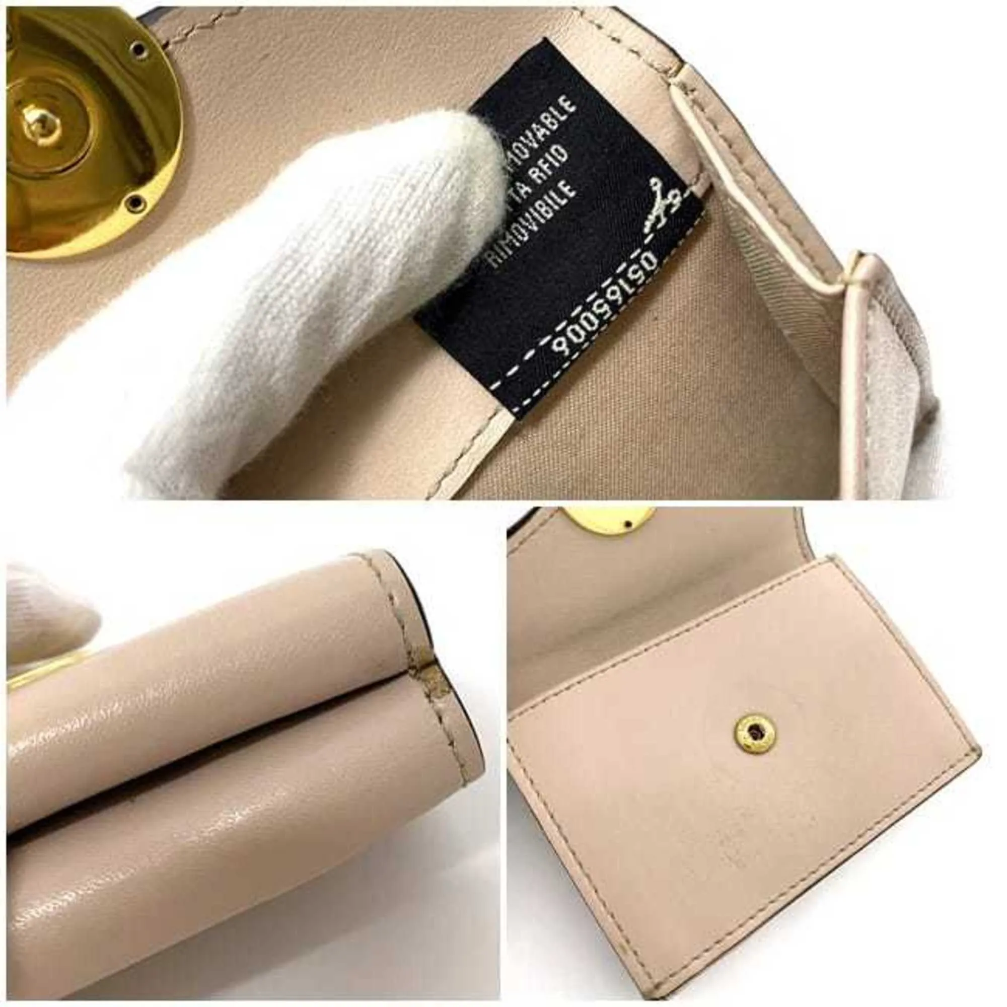 Fendi -- Beige Leather Accessories
