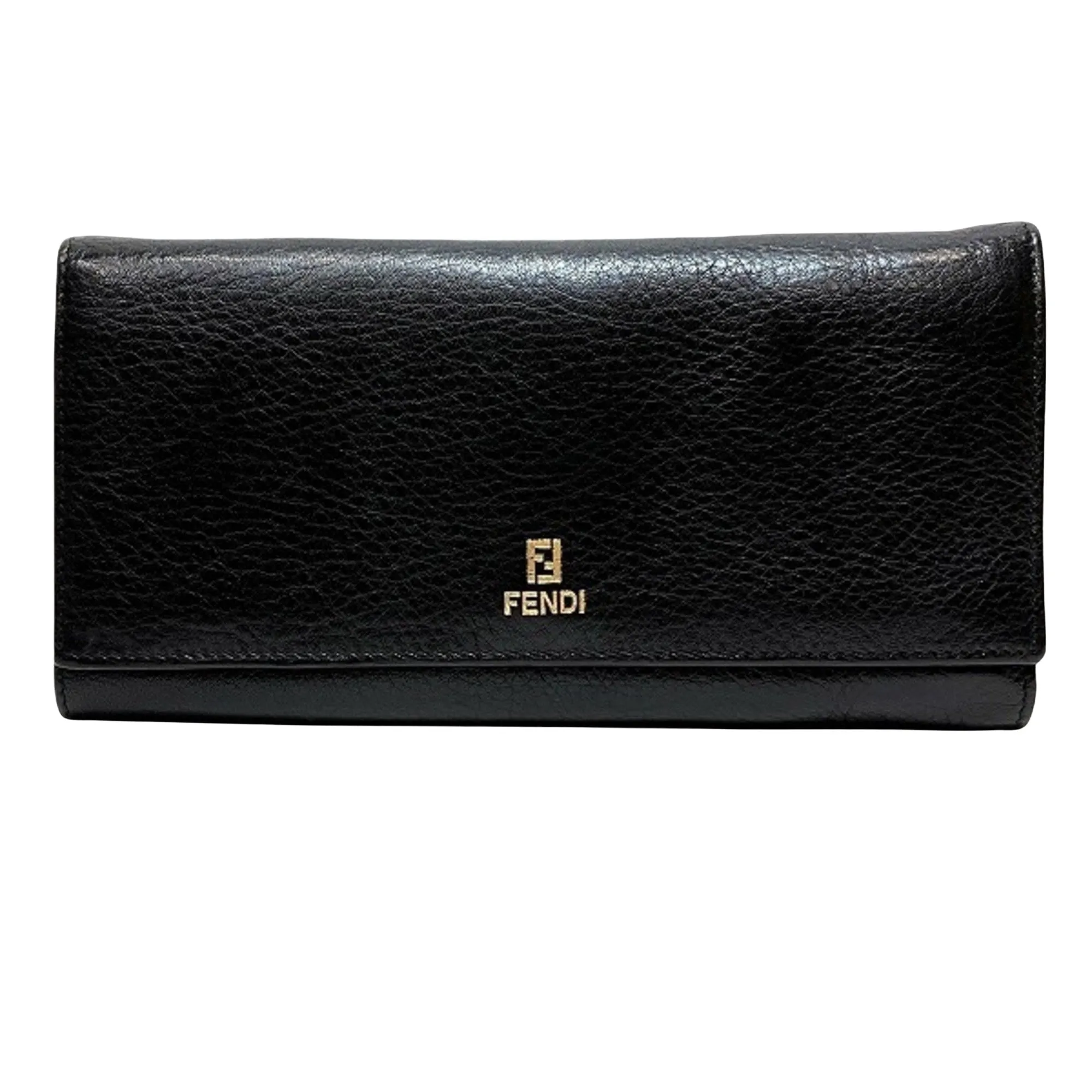 Fendi -- Black Leather Accessories