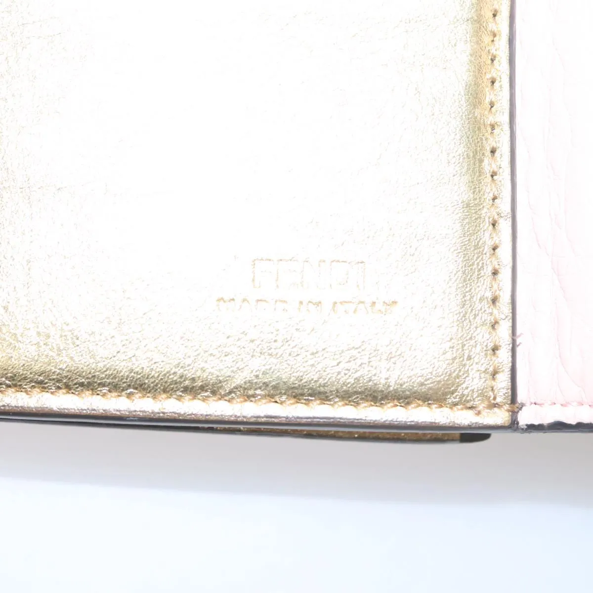Fendi Peekaboo Pink Leather Accessories