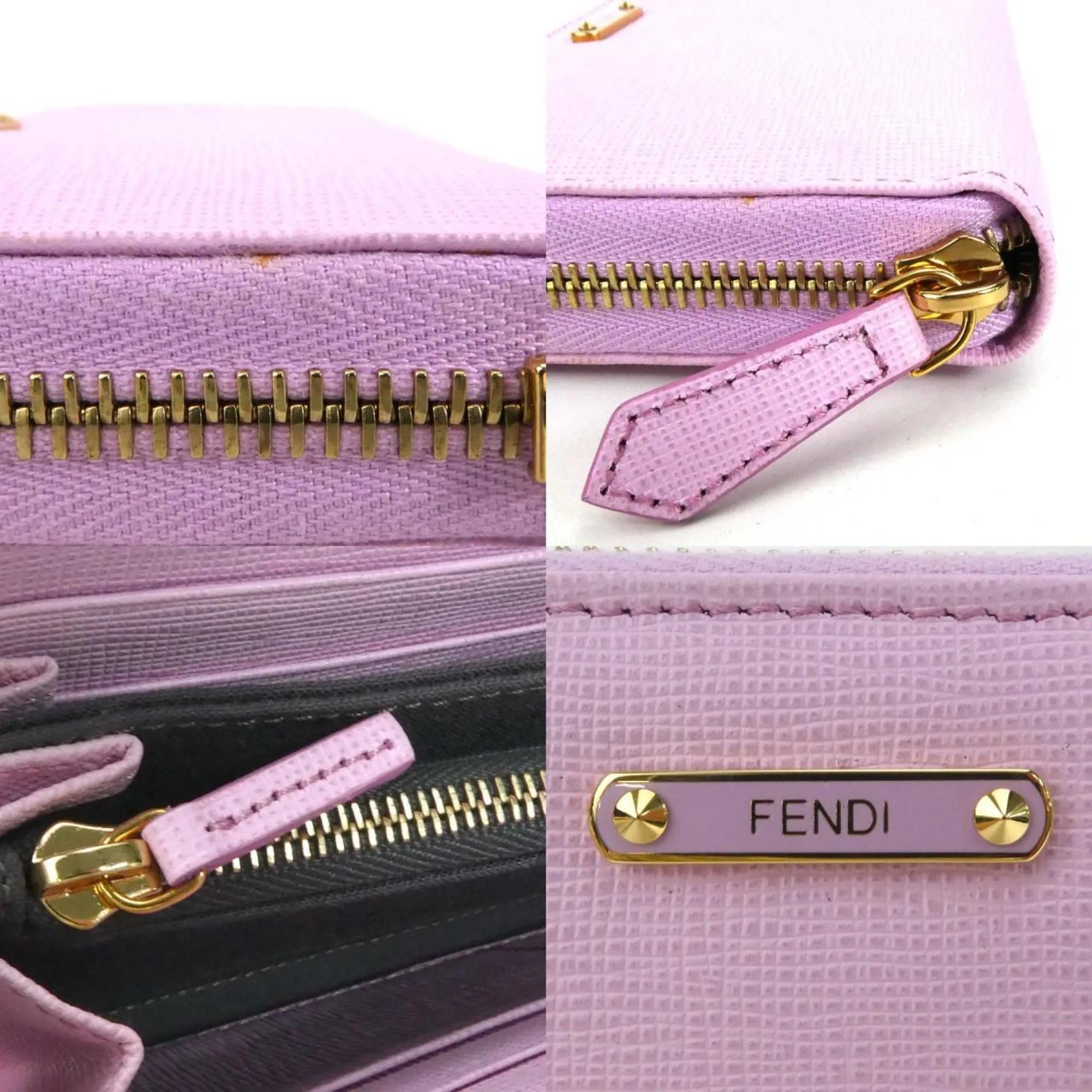 Fendi -- Pink Leather Accessories