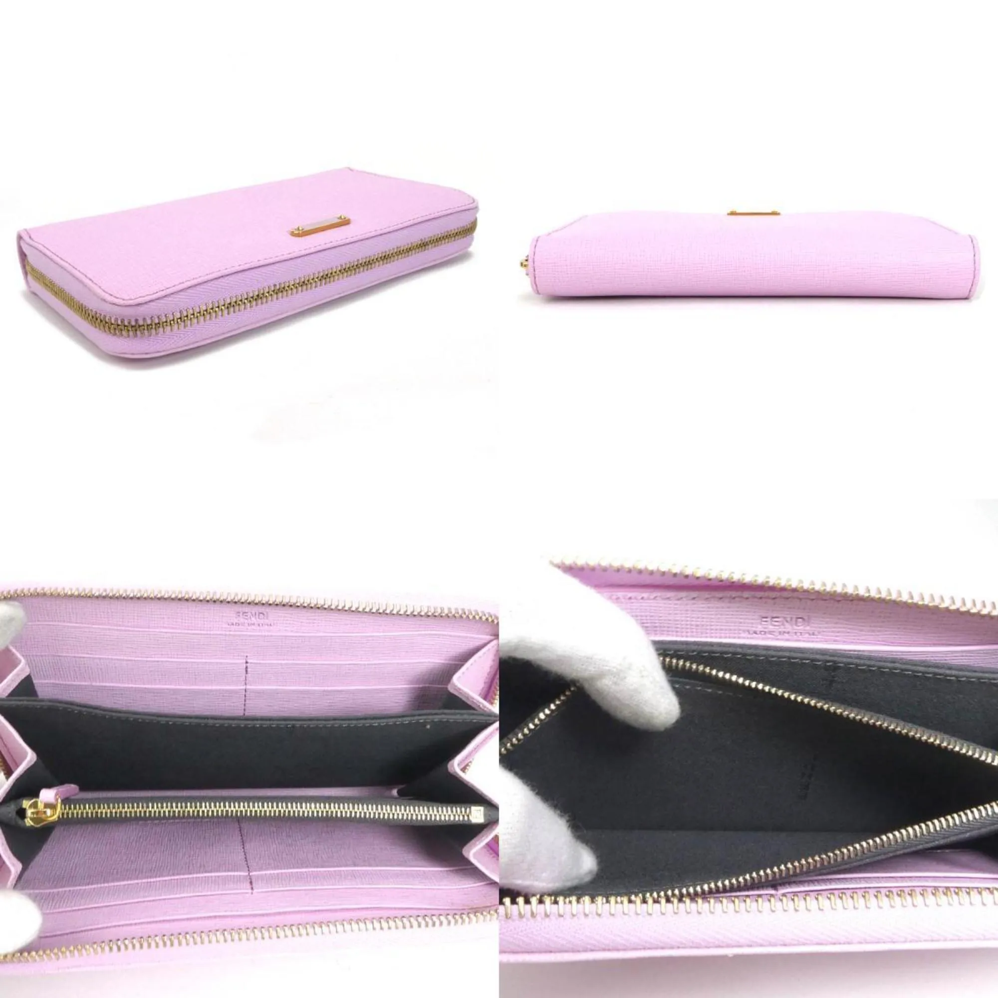 Fendi -- Pink Leather Accessories