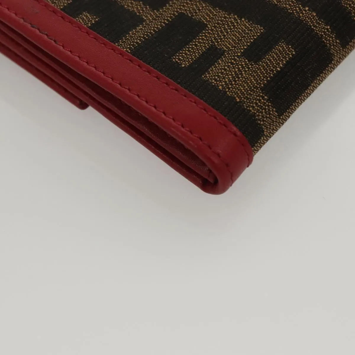 Fendi Zucchino Brown Canvas Accessories