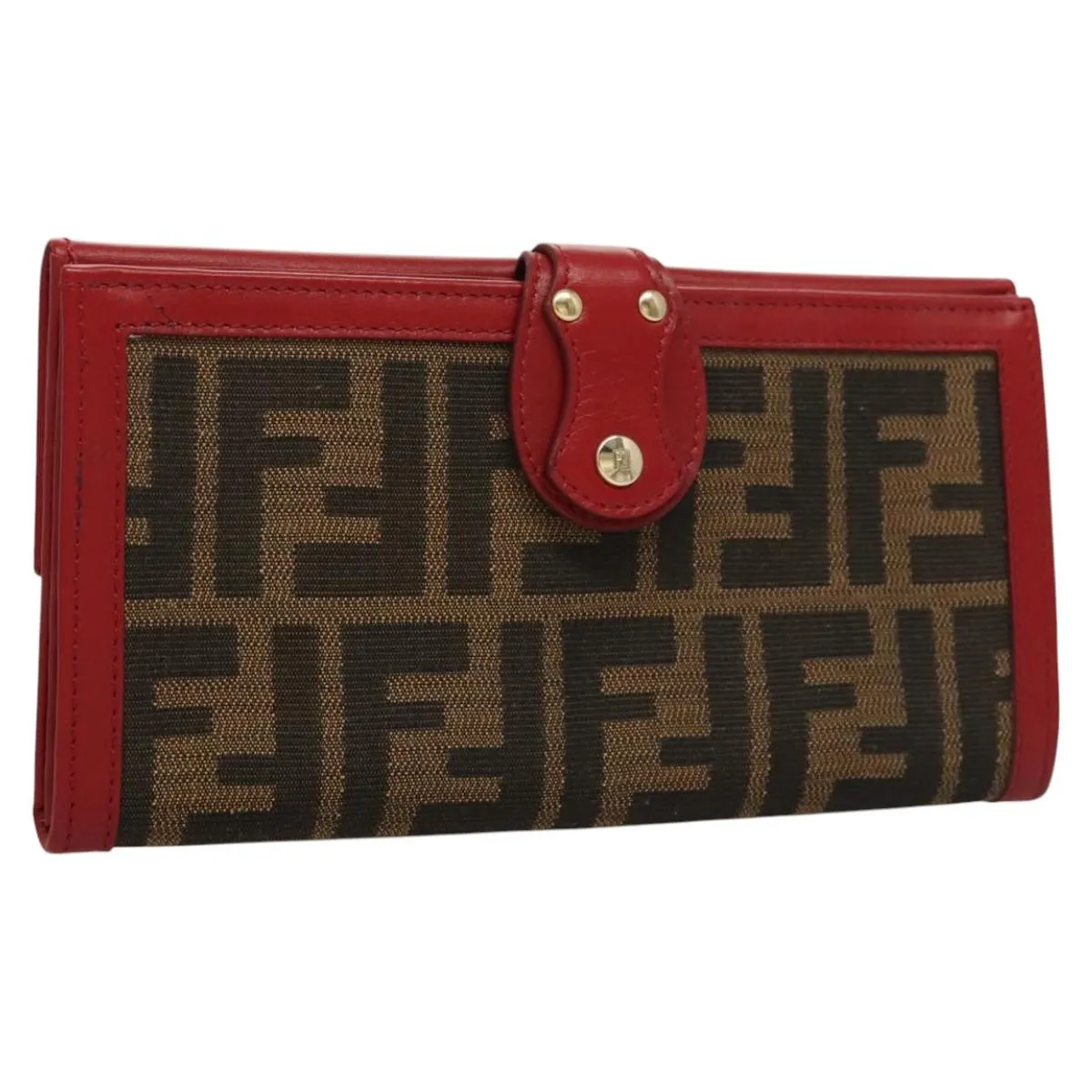 Fendi Zucchino Brown Canvas Accessories