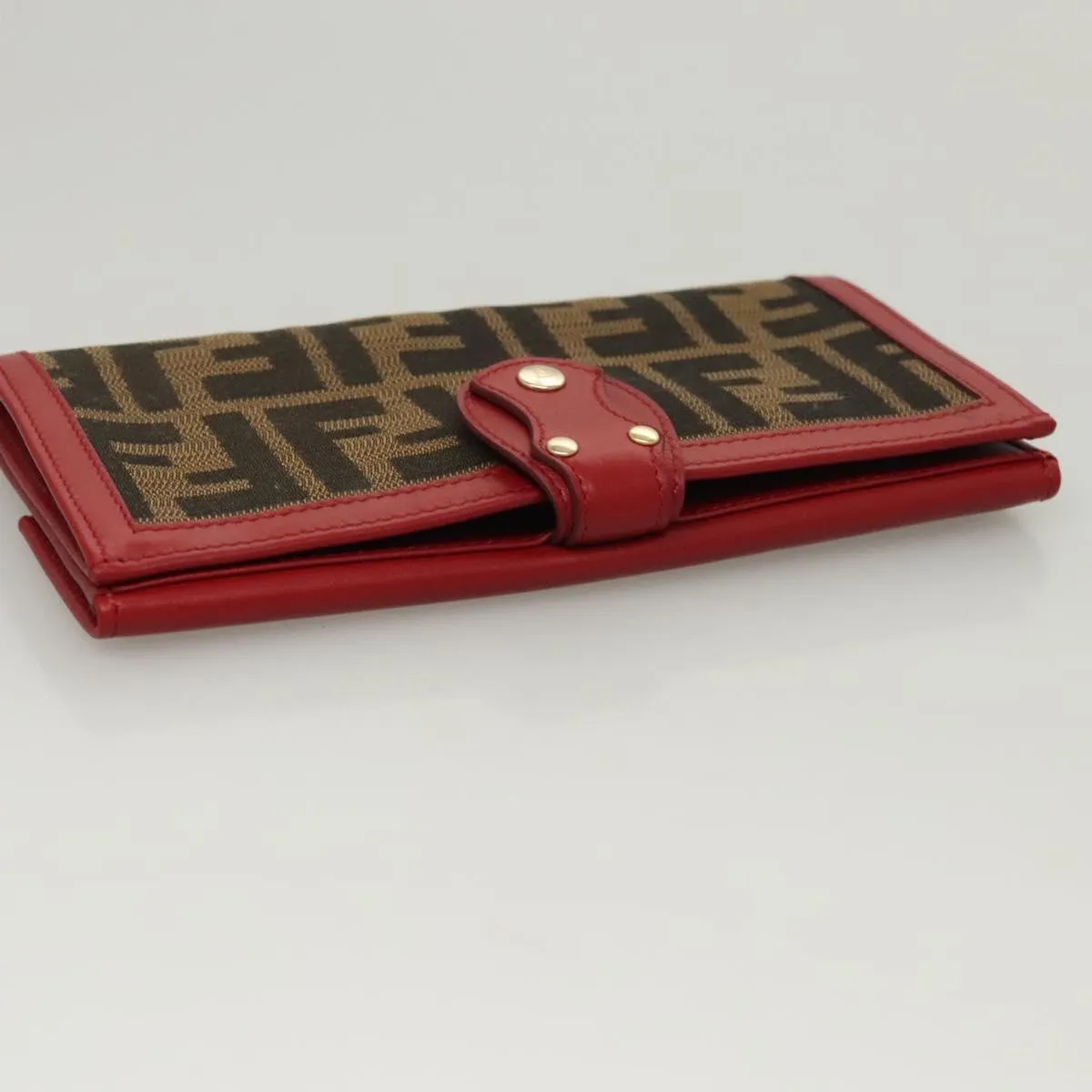Fendi Zucchino Brown Canvas Accessories