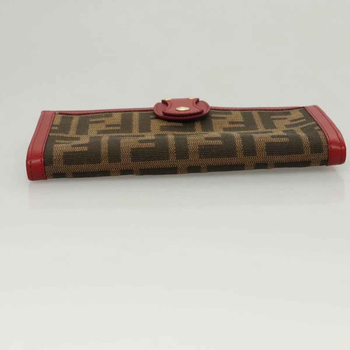 Fendi Zucchino Brown Canvas Accessories