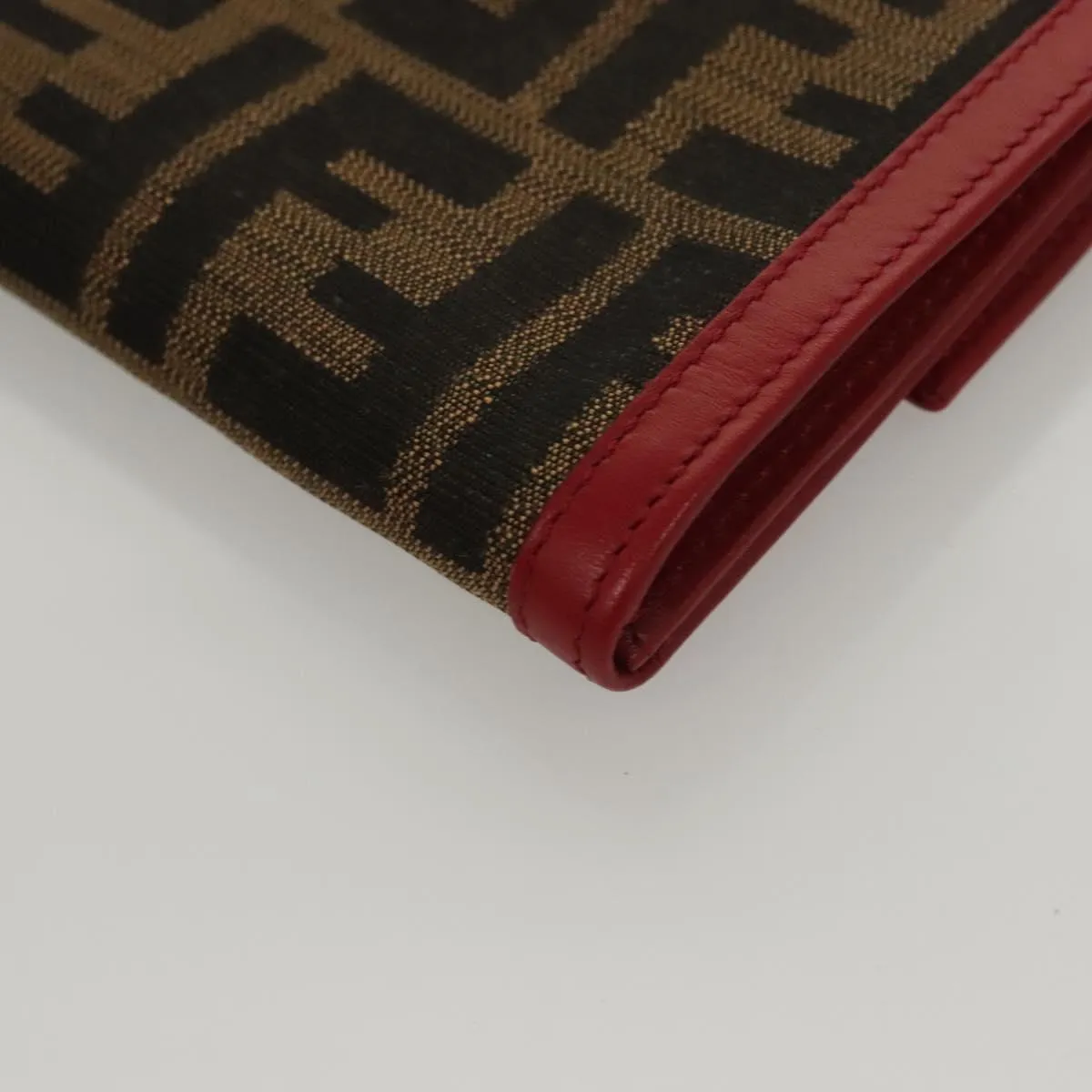 Fendi Zucchino Brown Canvas Accessories