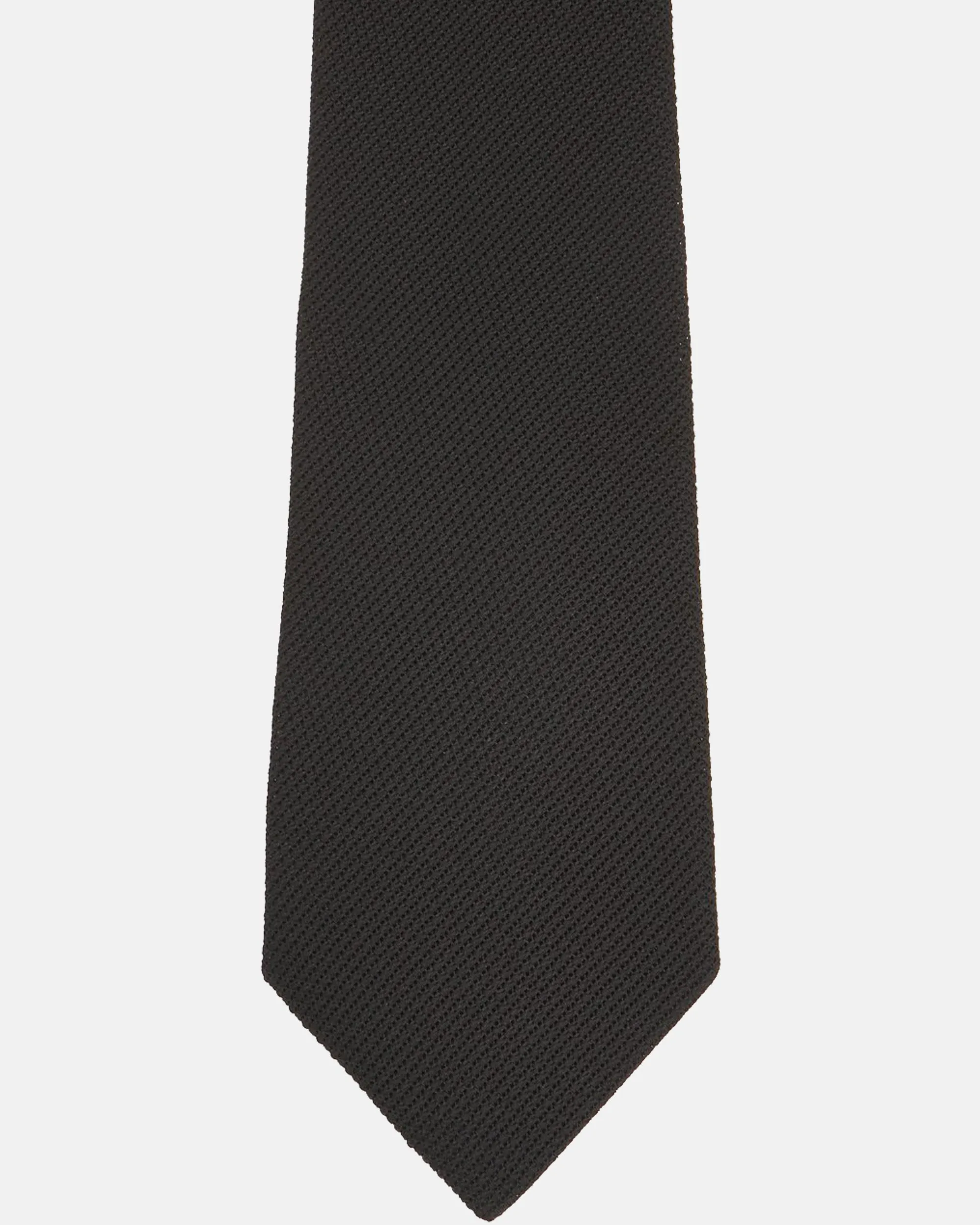 GRENADINE TIE - BLACK