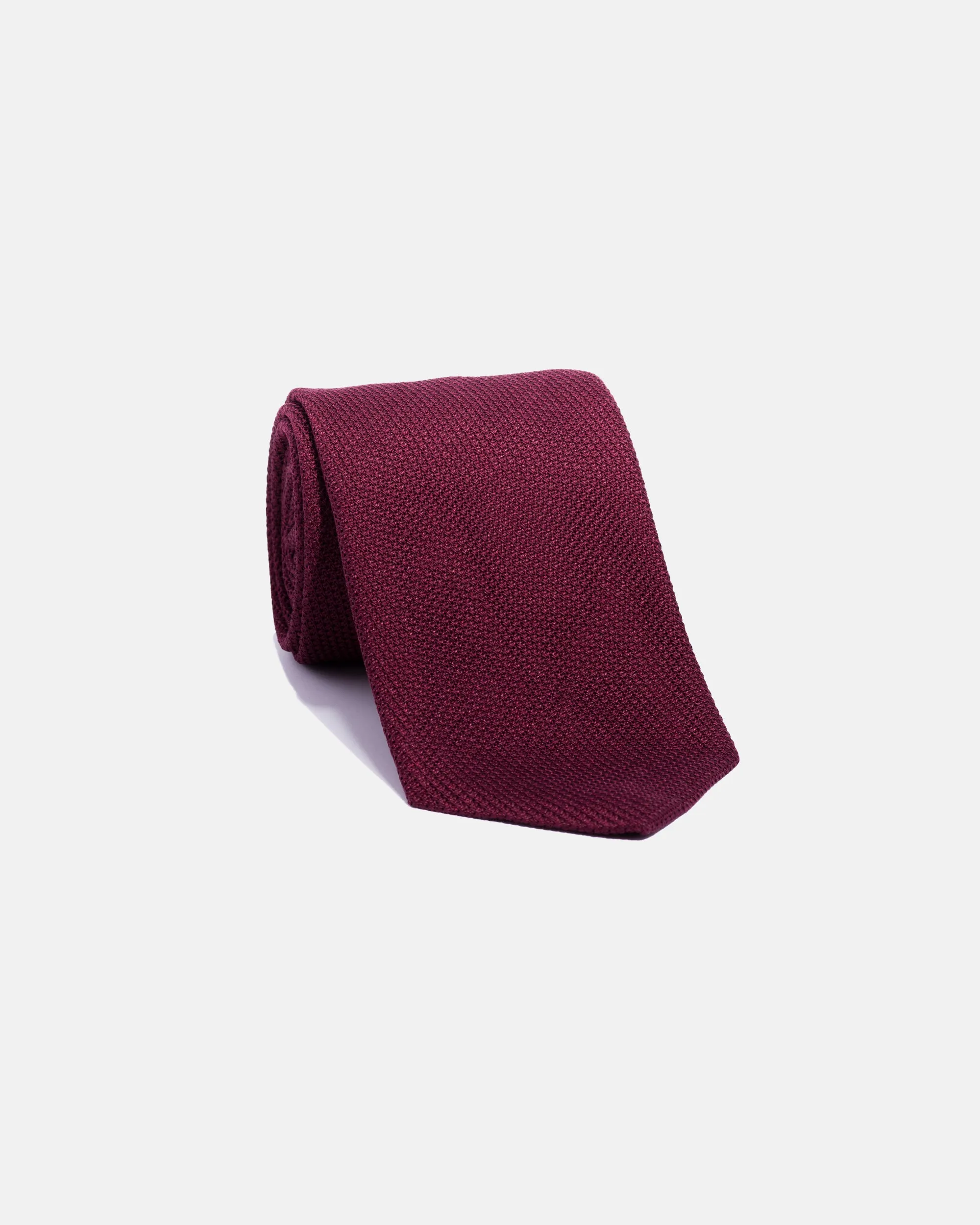 GRENADINE TIE - BURGUNDY