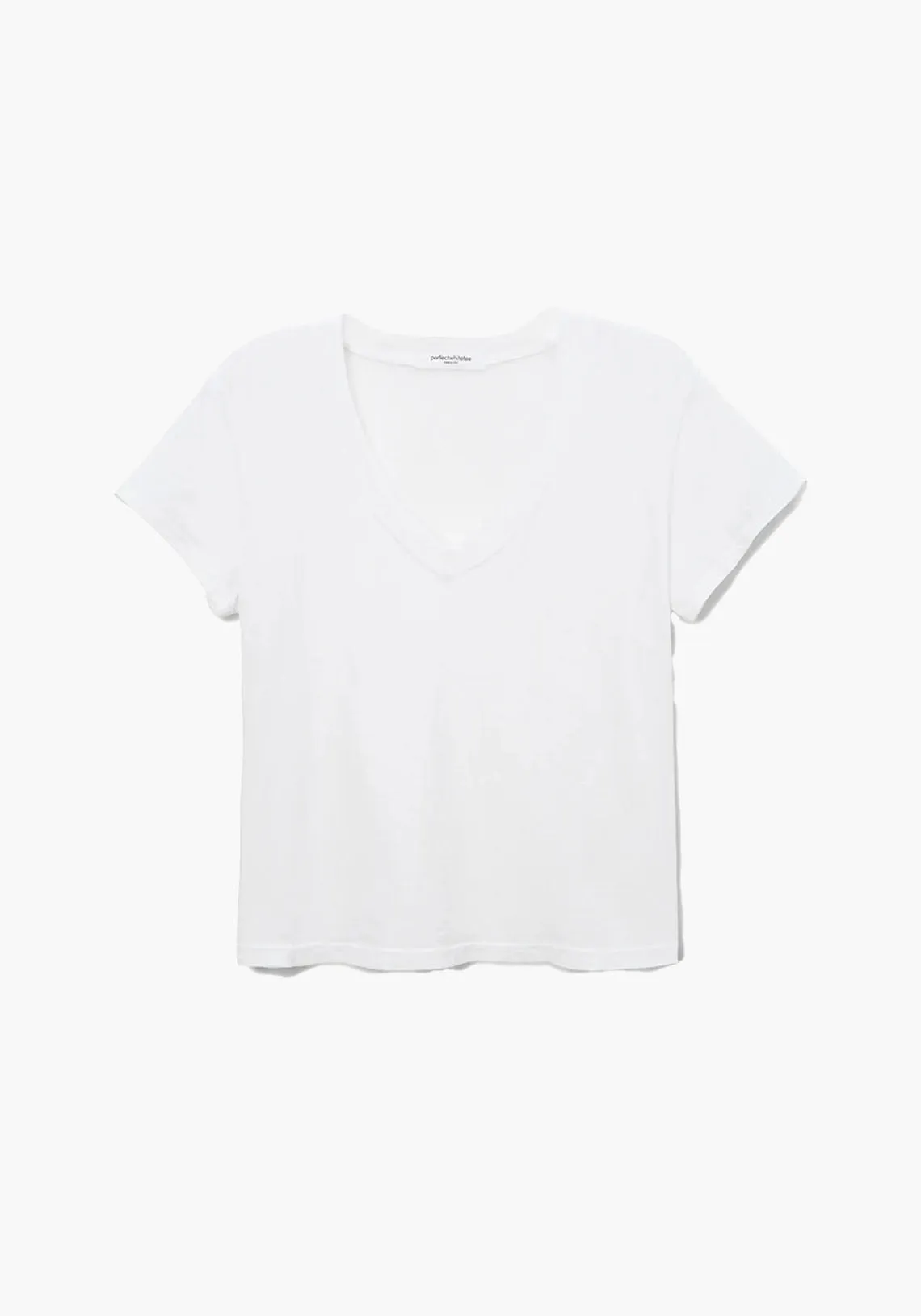 HENDRIX BASIC V NECK WHITE