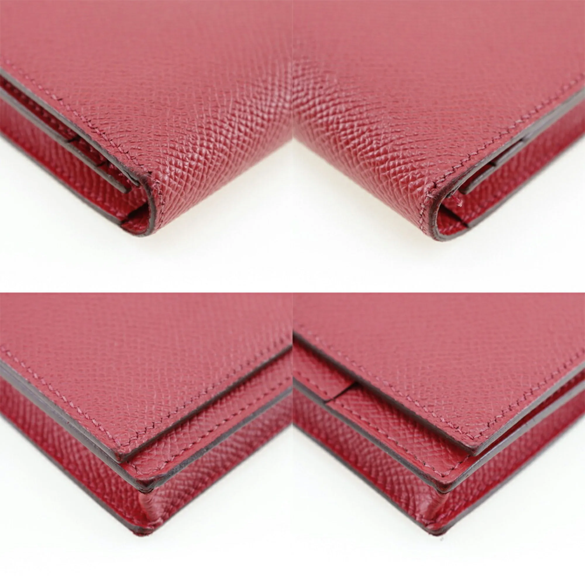Herms Barn Red Leather Accessories