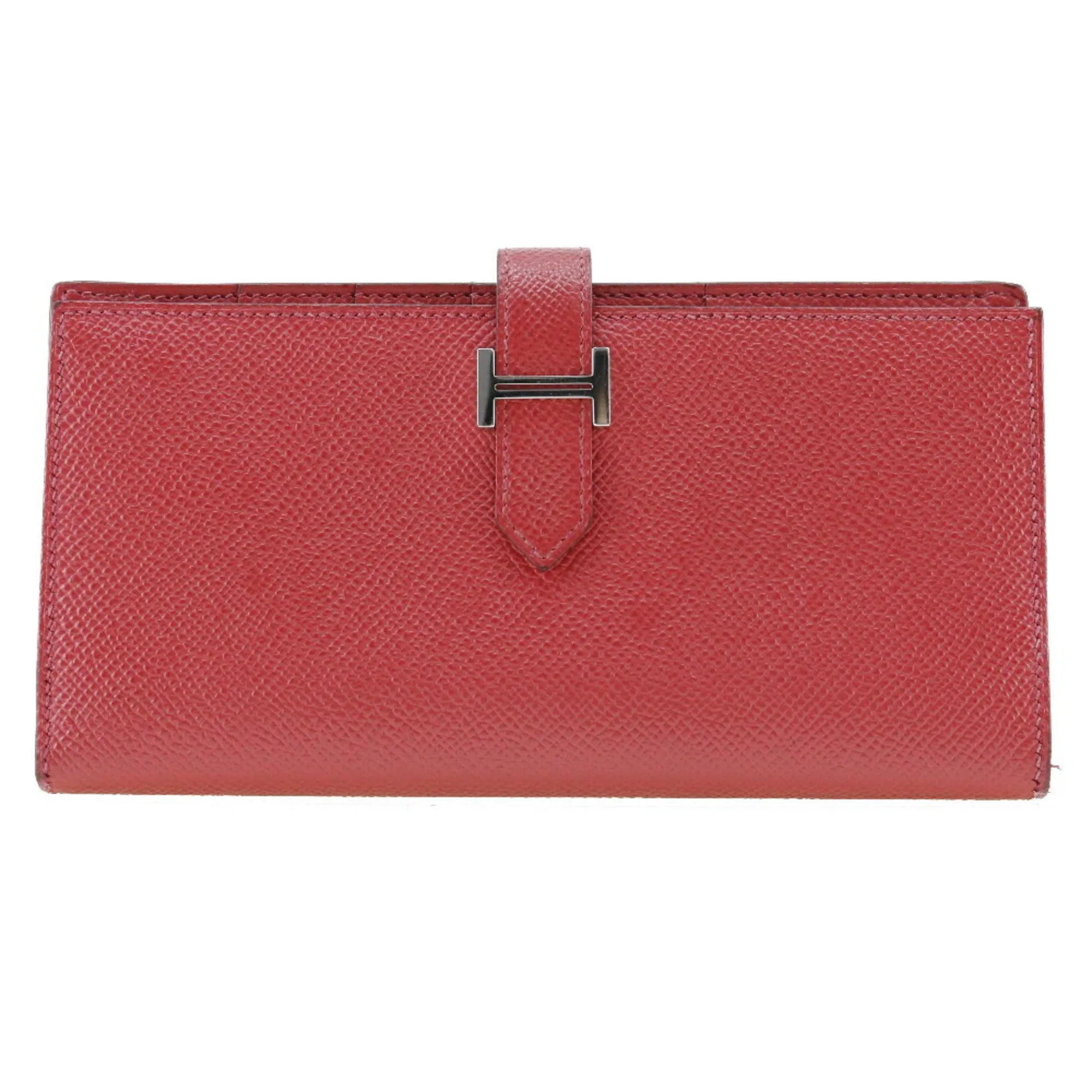 Herms Barn Red Leather Accessories