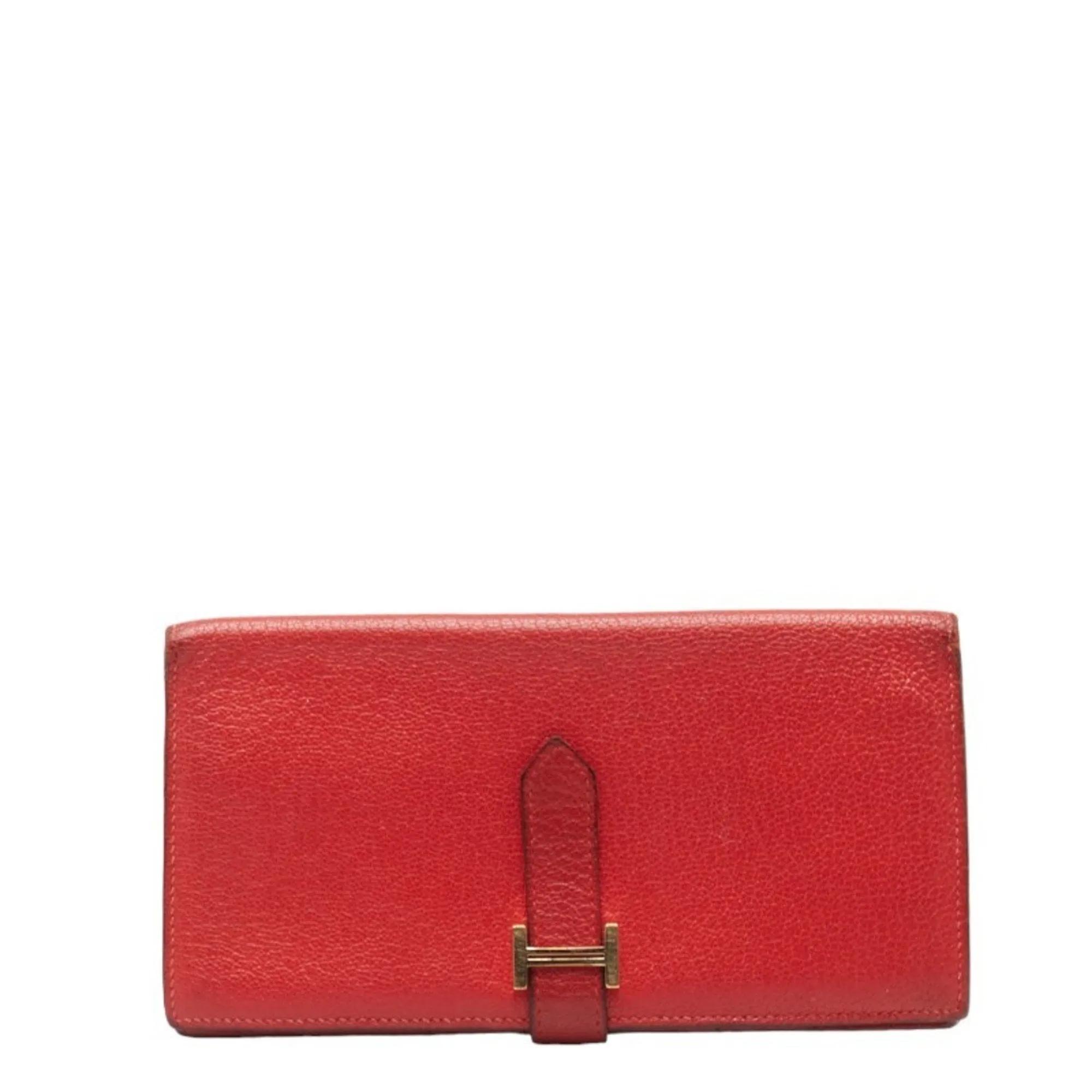 Herms Barn Red Leather Accessories