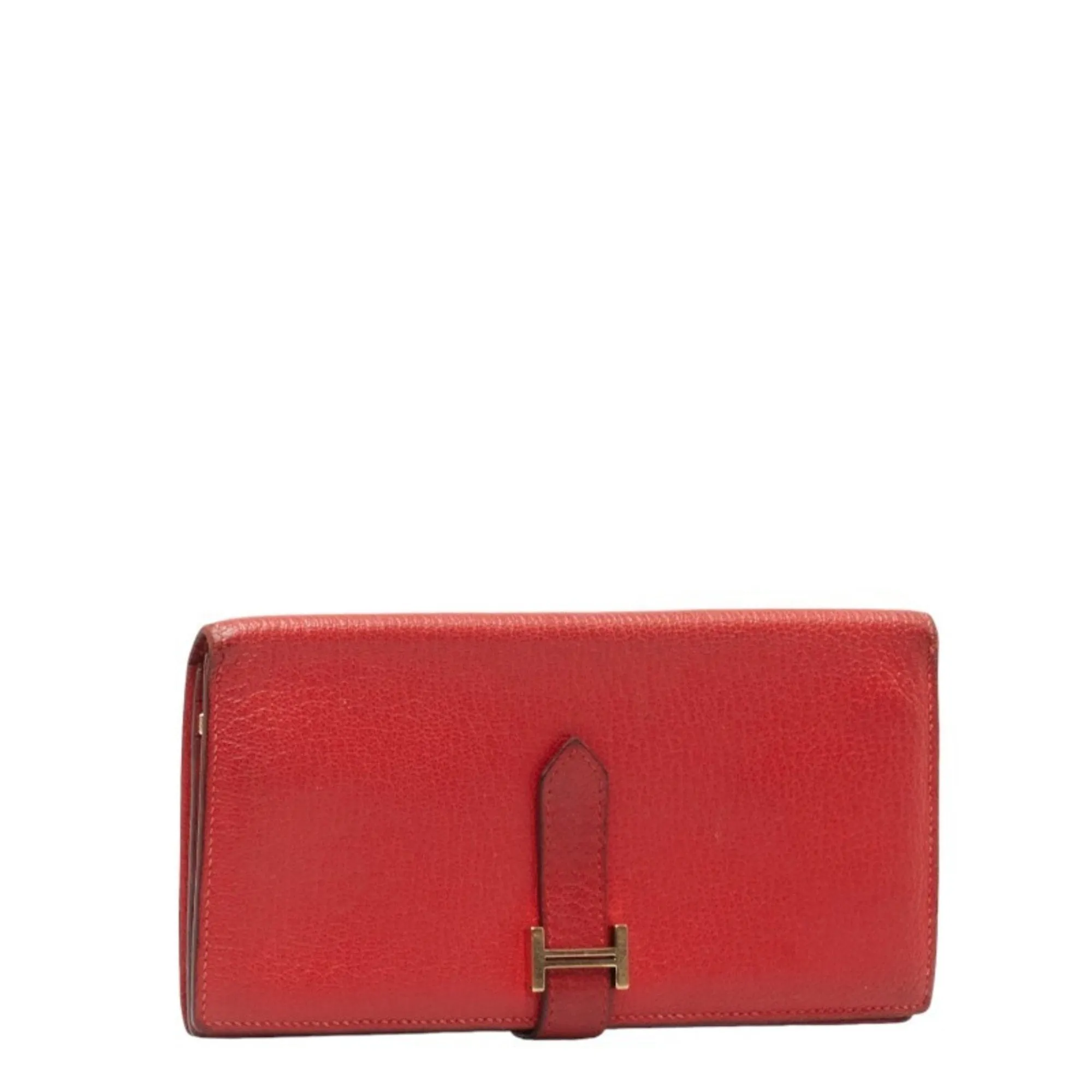 Herms Barn Red Leather Accessories