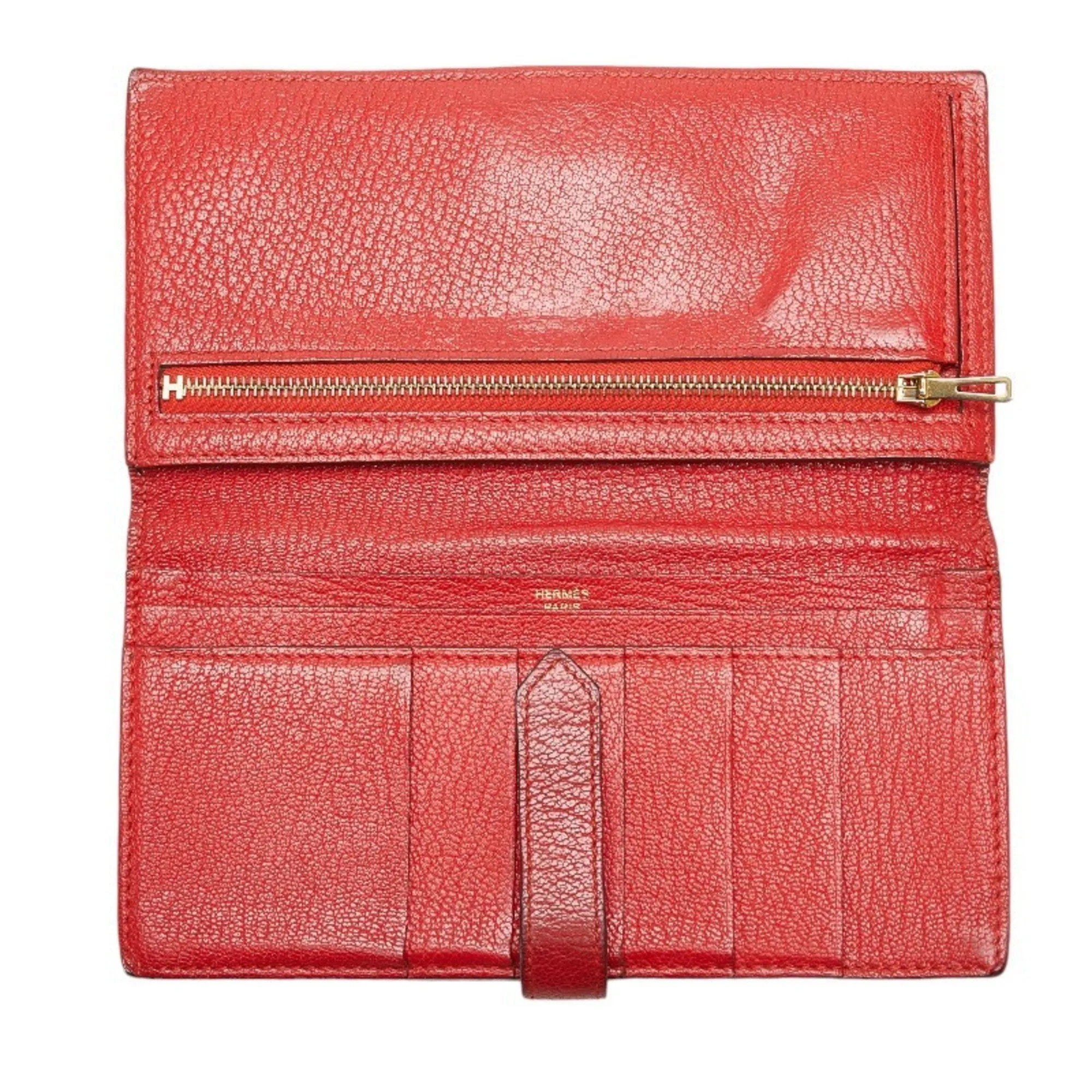 Herms Barn Red Leather Accessories