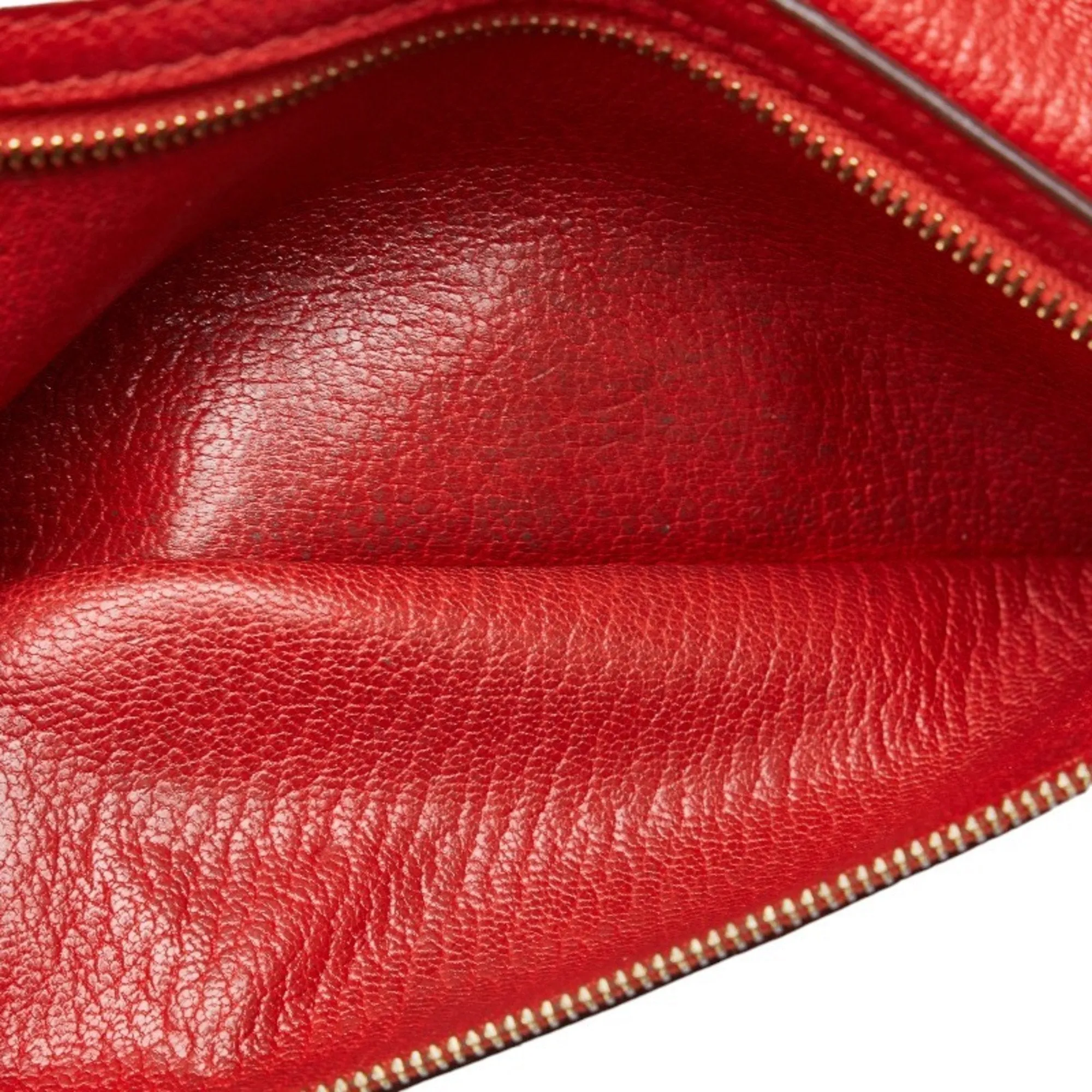 Herms Barn Red Leather Accessories