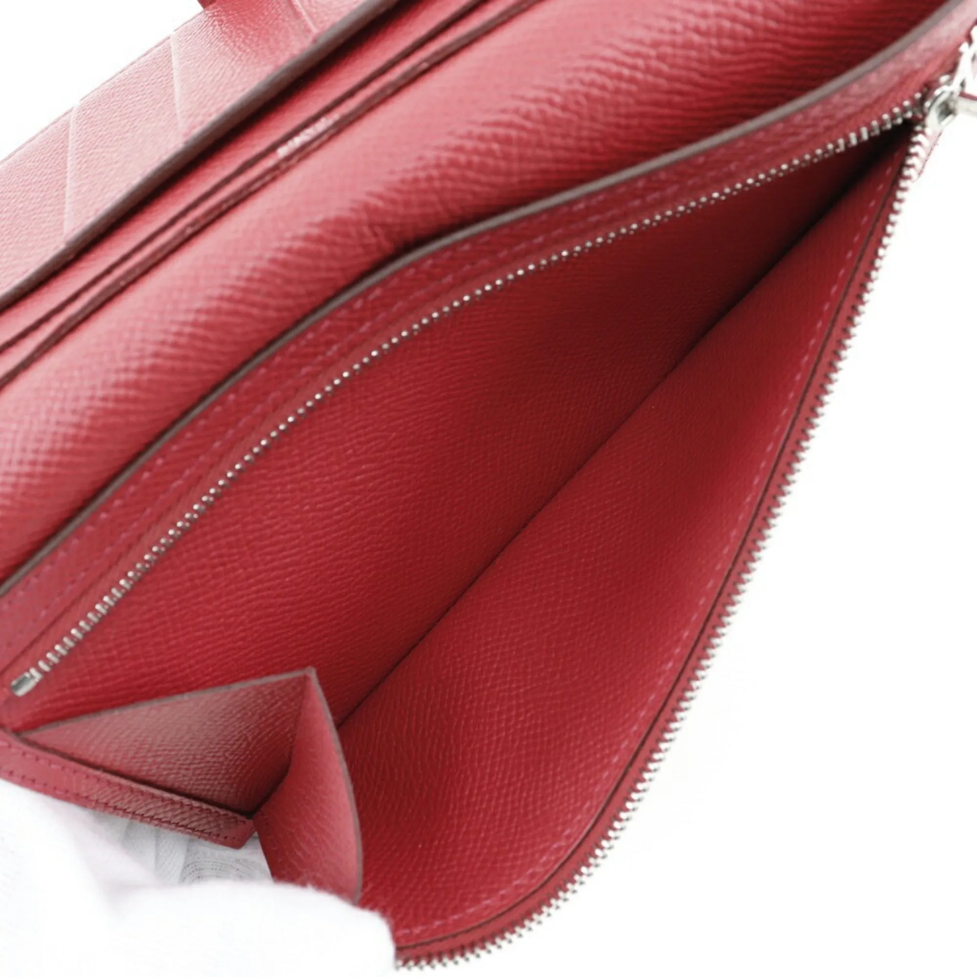 Herms Barn Red Leather Accessories