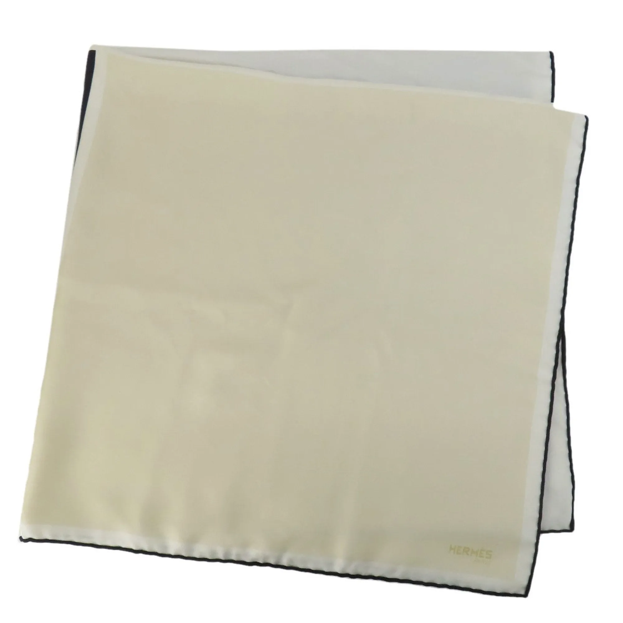 Herms Carr White Silk Accessories