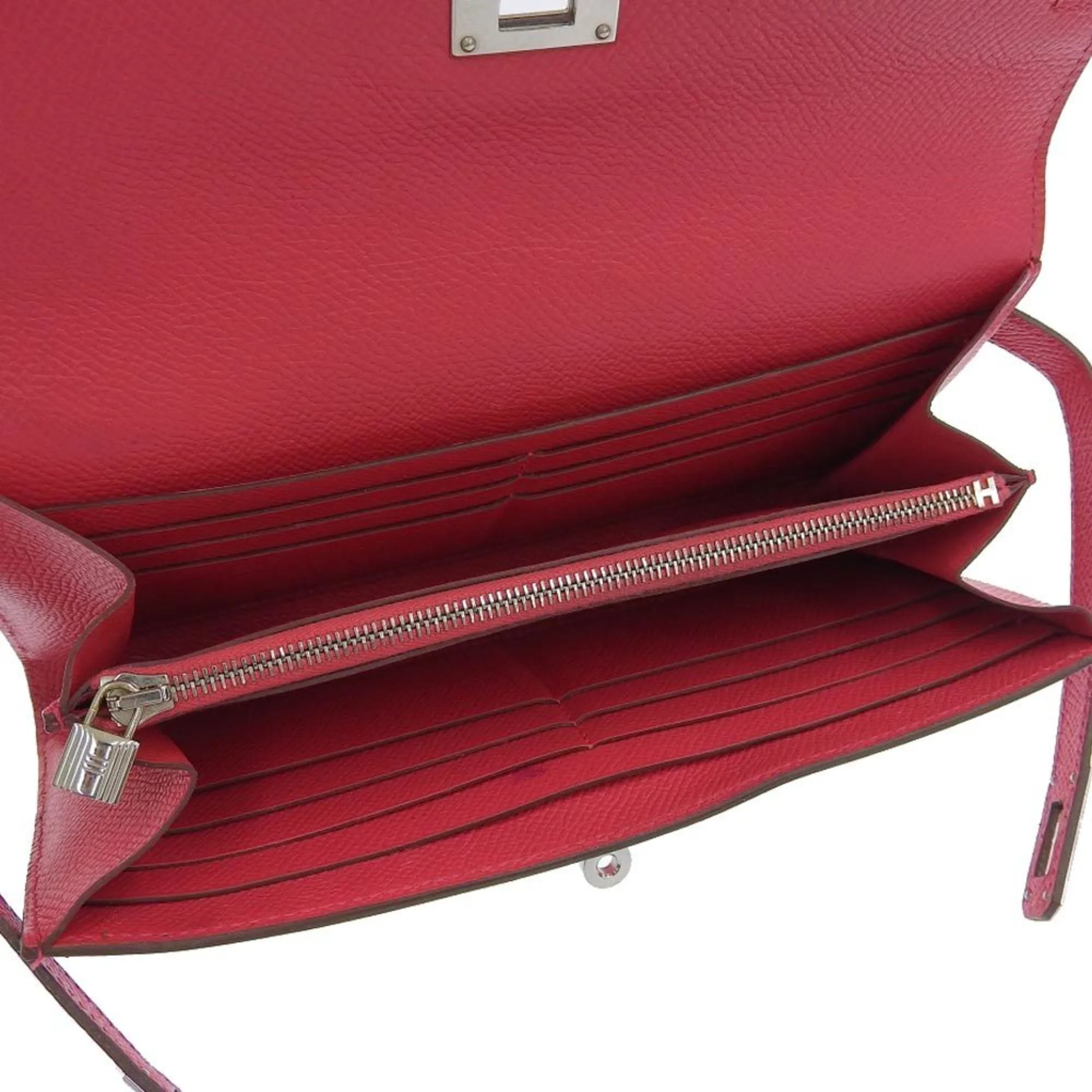 Herms Kelly Pink Leather Accessories