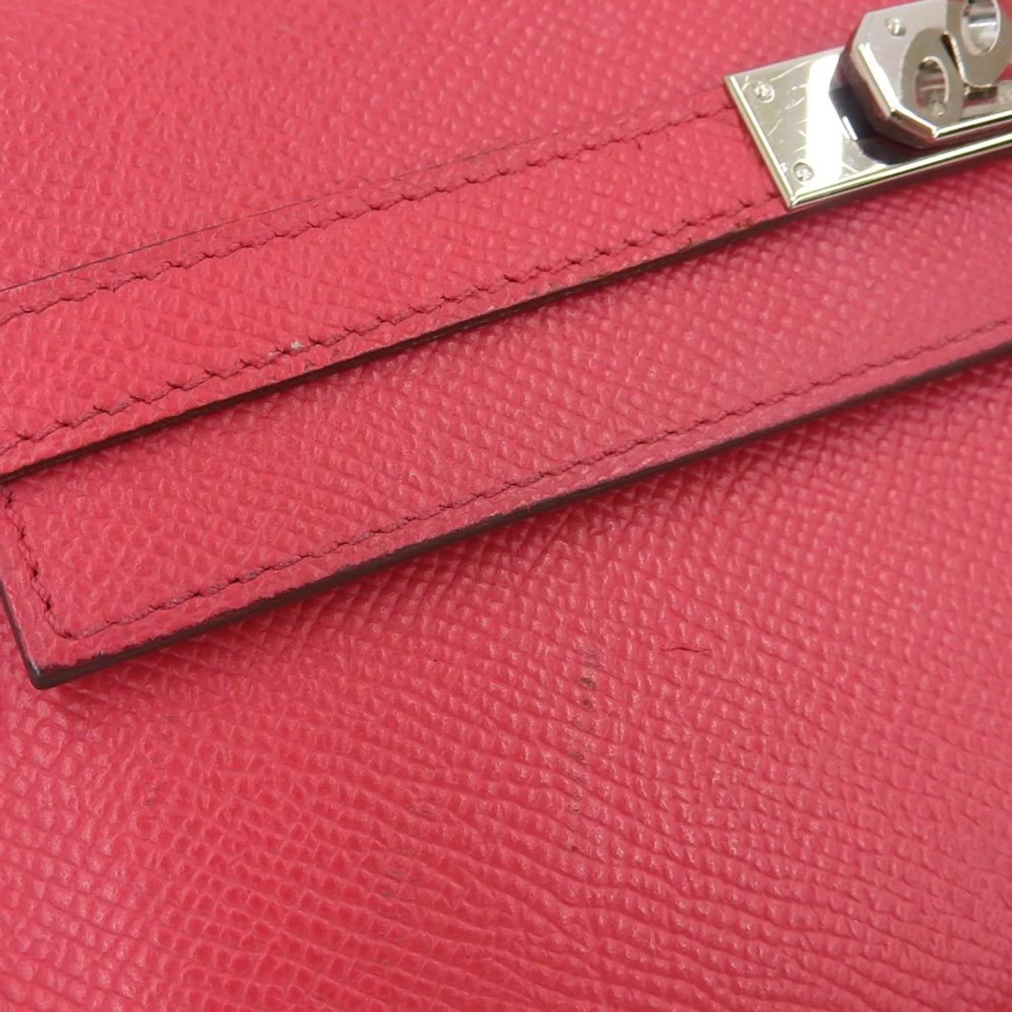 Herms Kelly Pink Leather Accessories