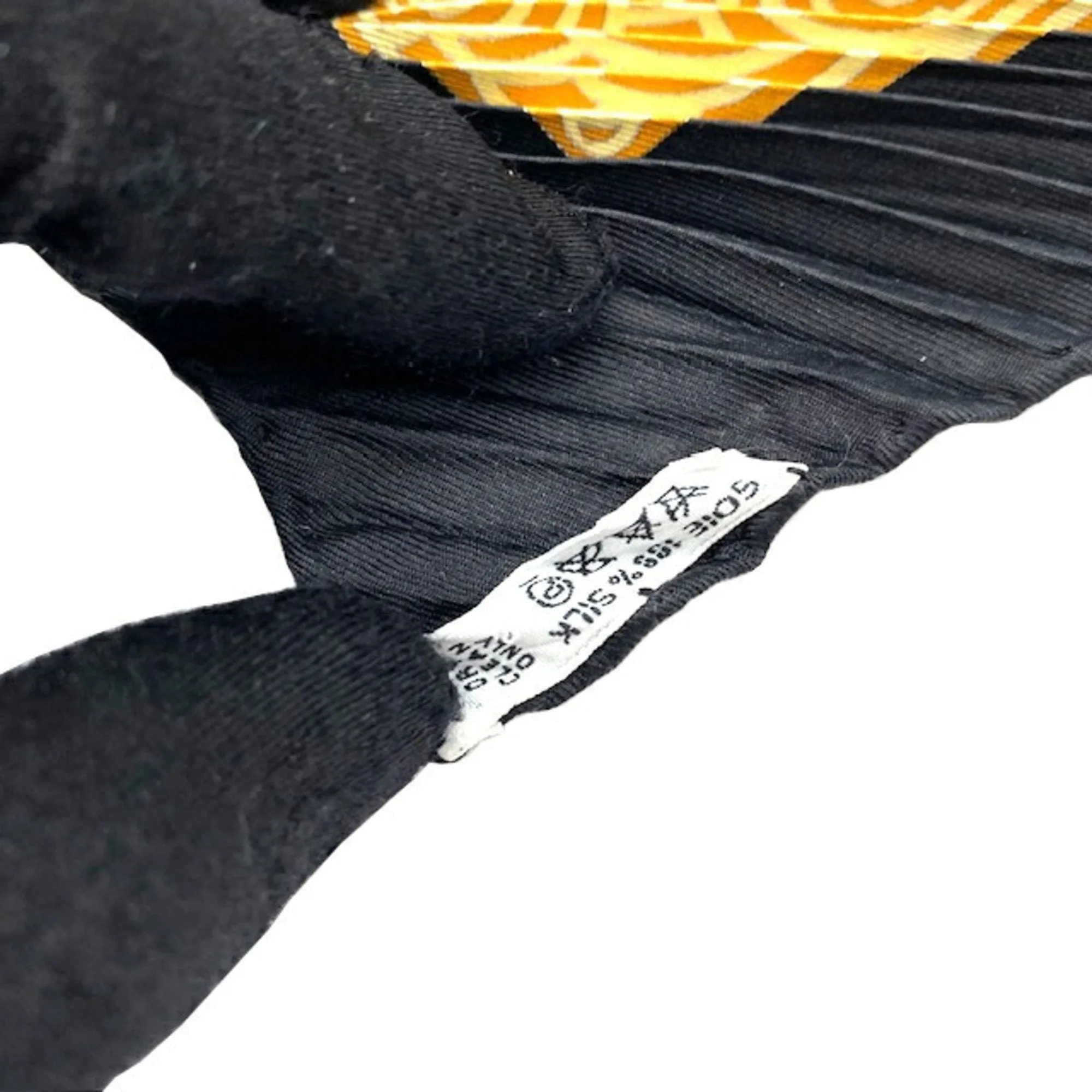 Herms Losange Black Silk Accessories