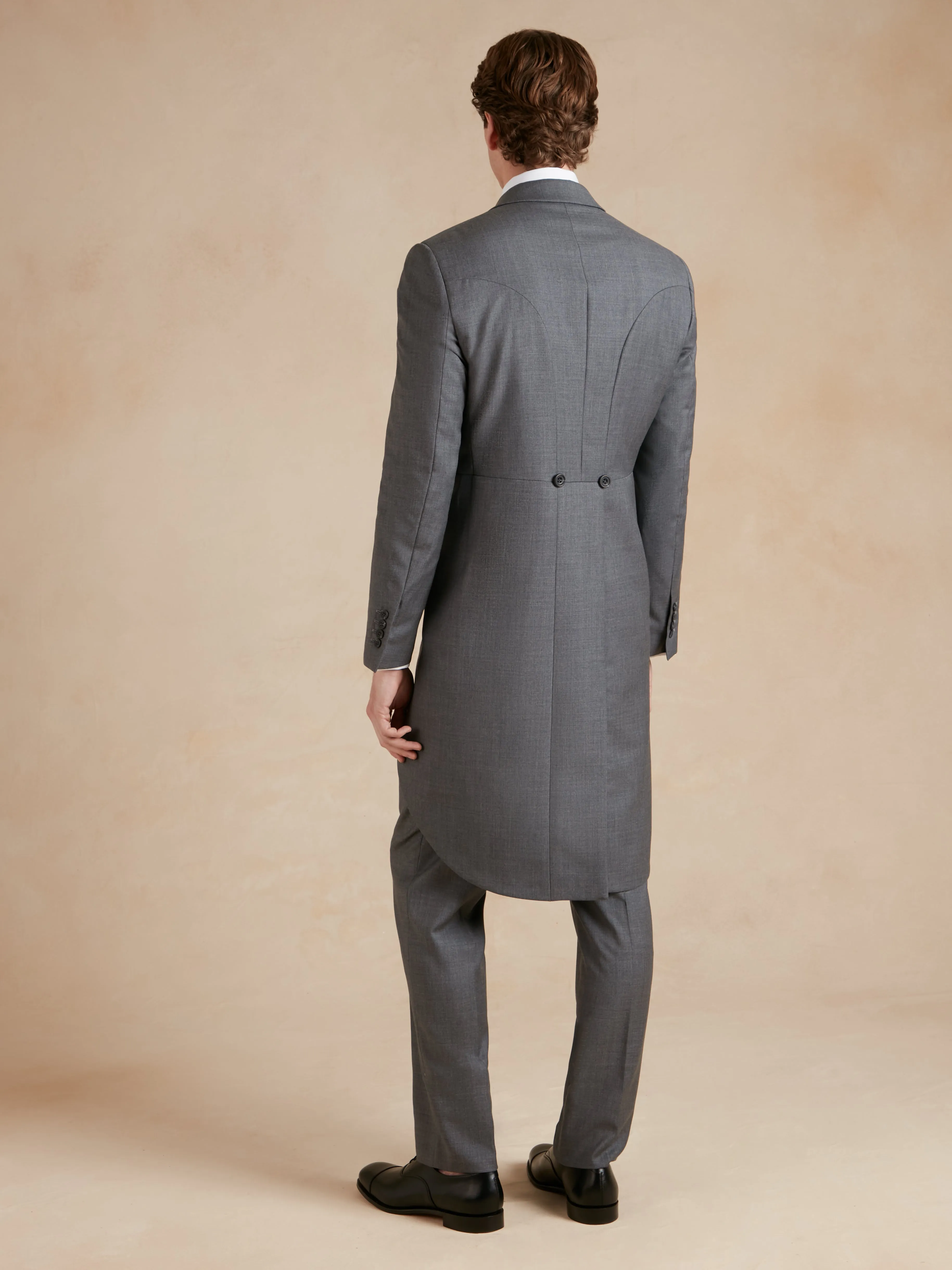 Highgrove Three Piece Morning Suit - Plain Grey