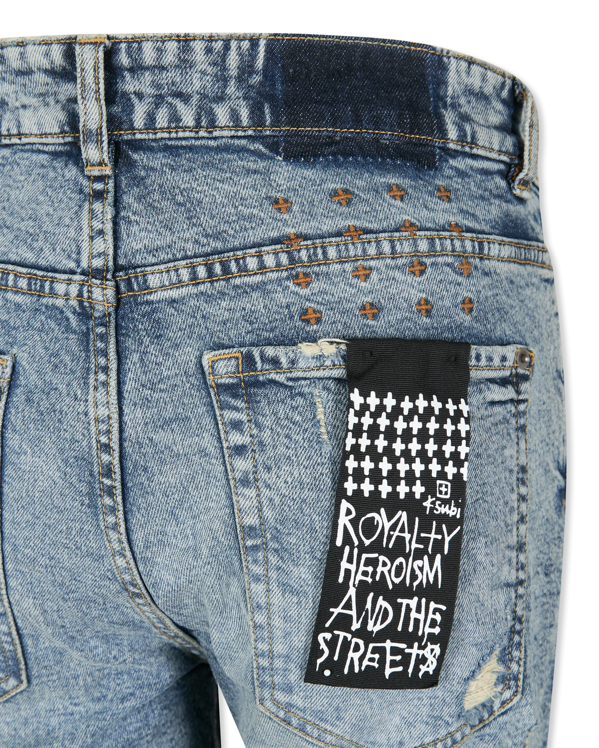 Ksubi Jeans Van Winkle Rogue Blue Scatter Jeans