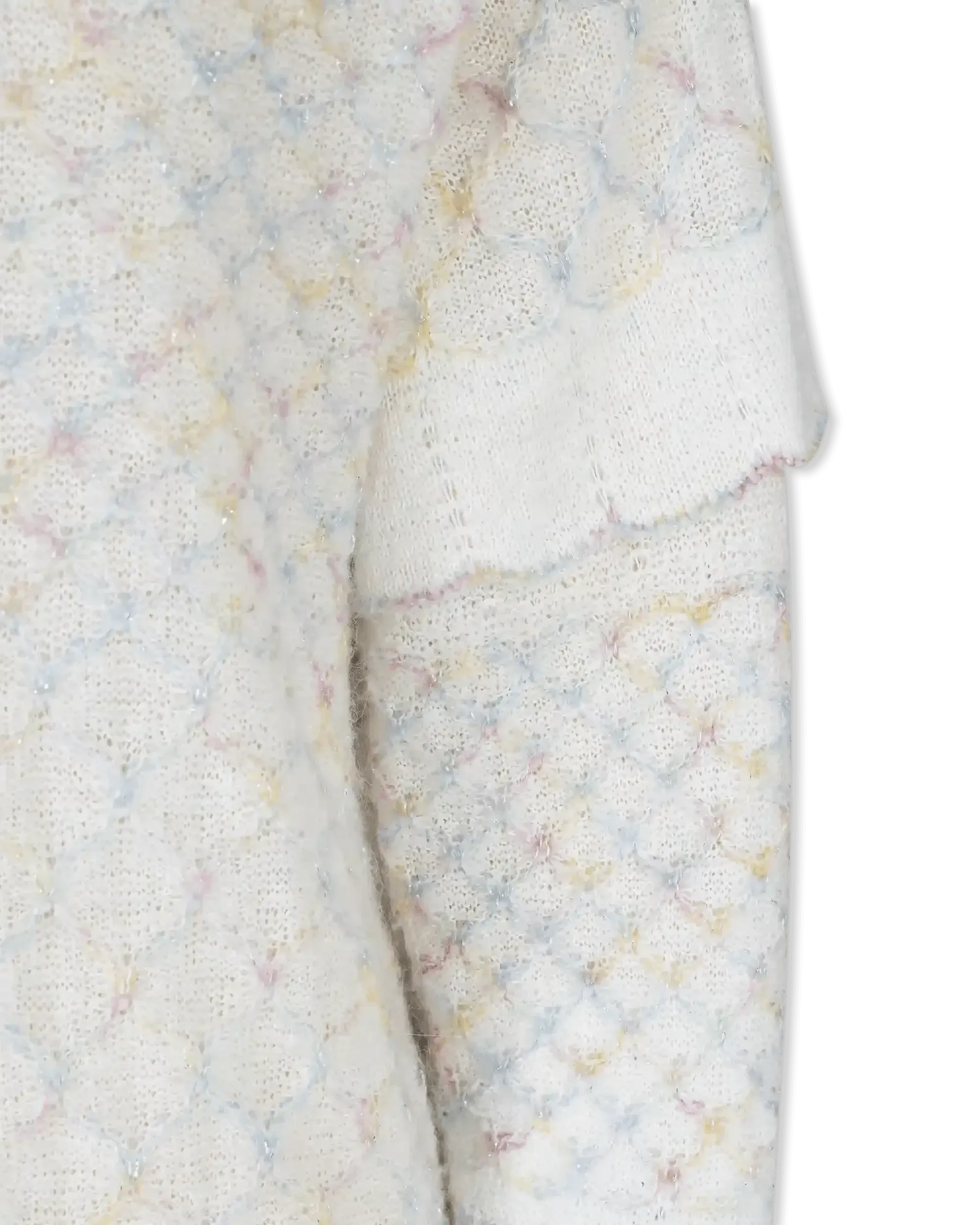 Linen Multicolor Metallic Crewneck Sweater