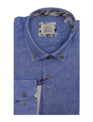 Long Sleeve Shirts - Blue