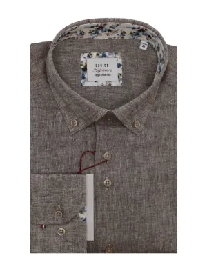 Long Sleeve Shirts - Brown
