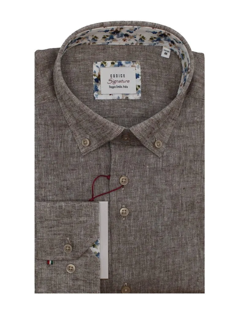 Long Sleeve Shirts - Brown