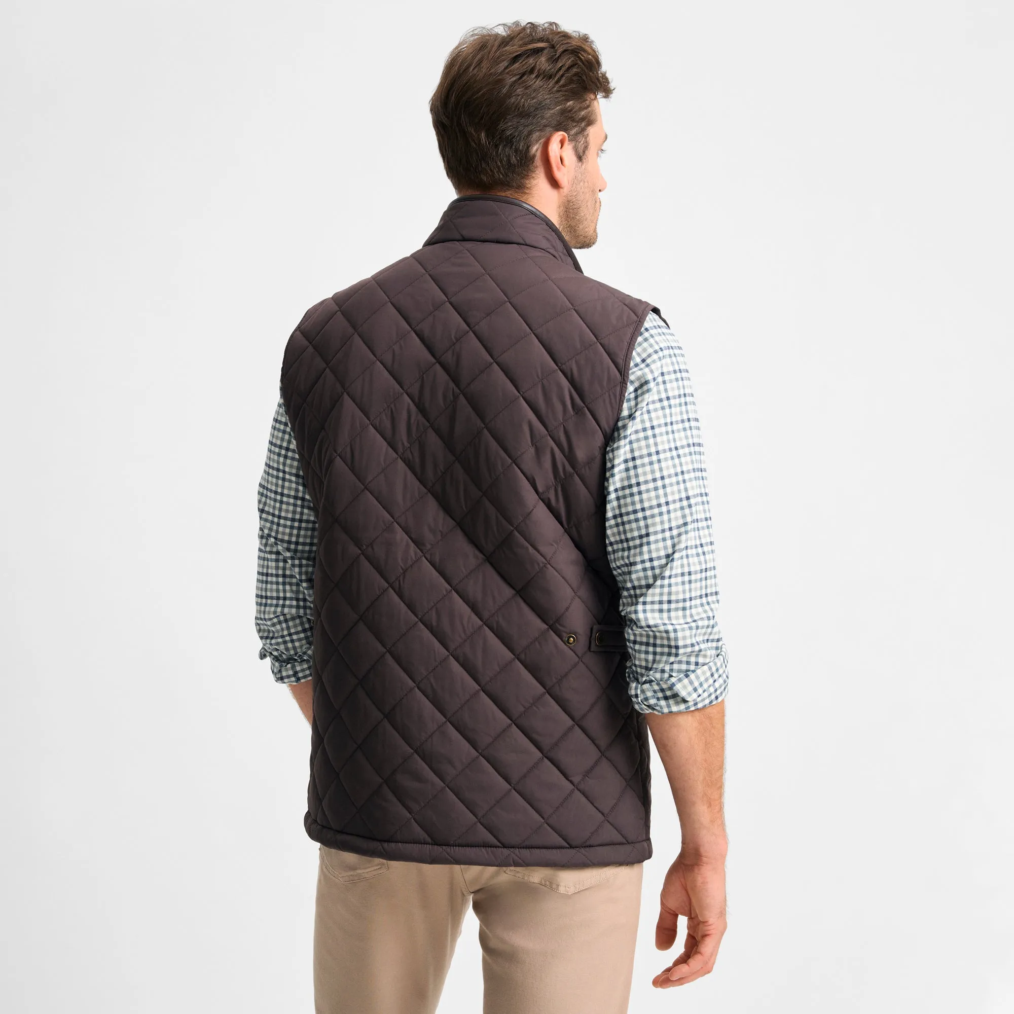 Pecan Northpoint Quilted Vest