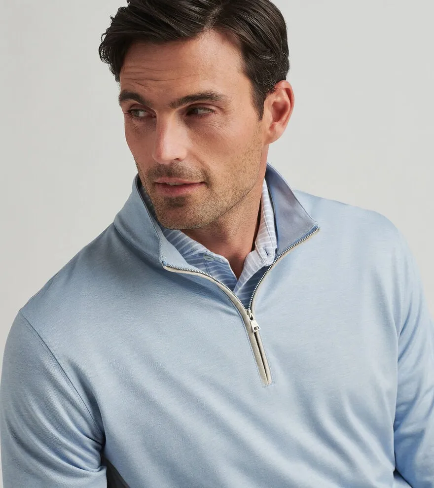 Peter Millar Albatross Cotton-Blend Piqu Quarter-Zip