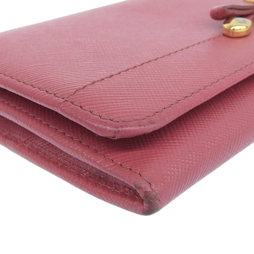 Prada Ribbon Pink Leather Accessories