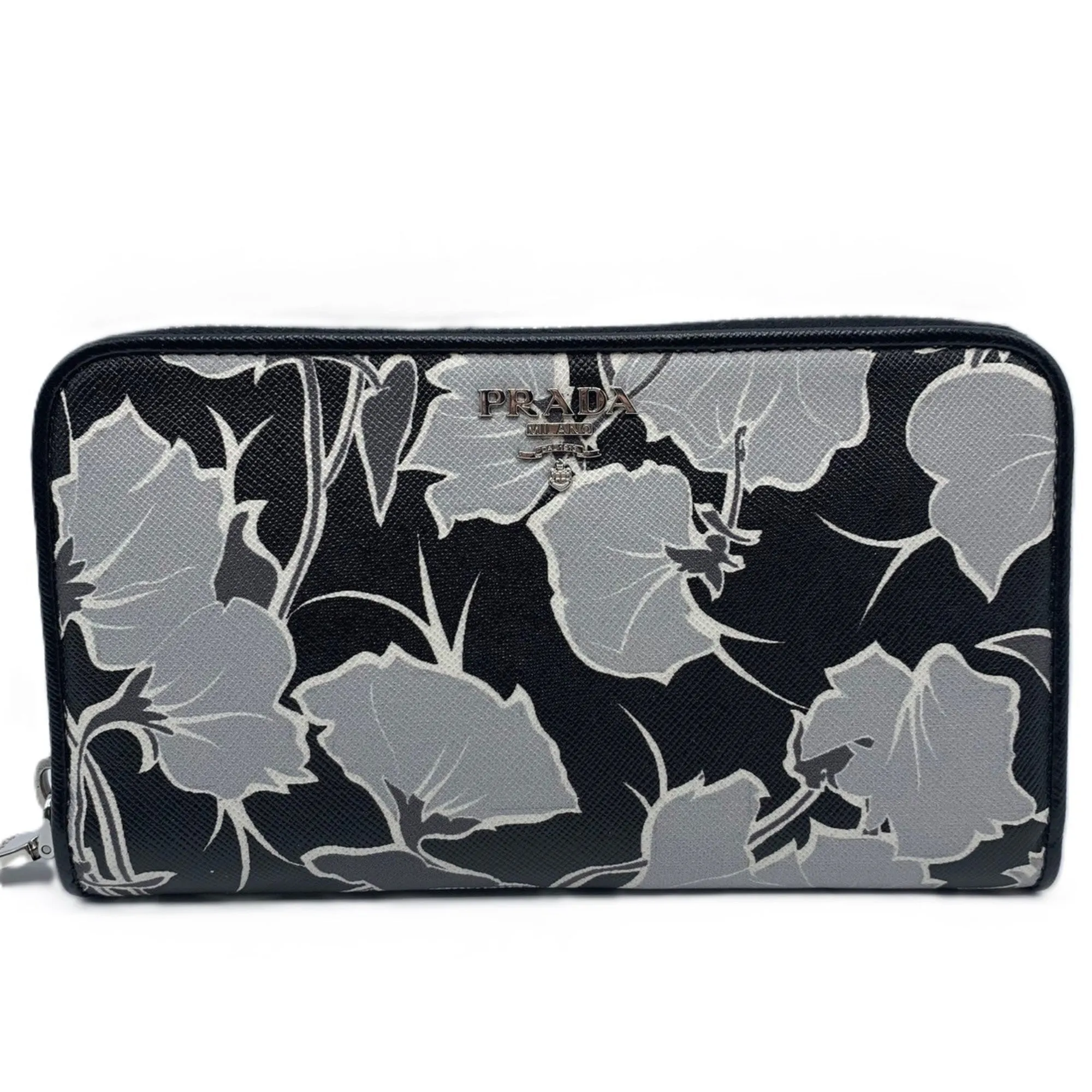 Prada Saffiano Black Leather Accessories