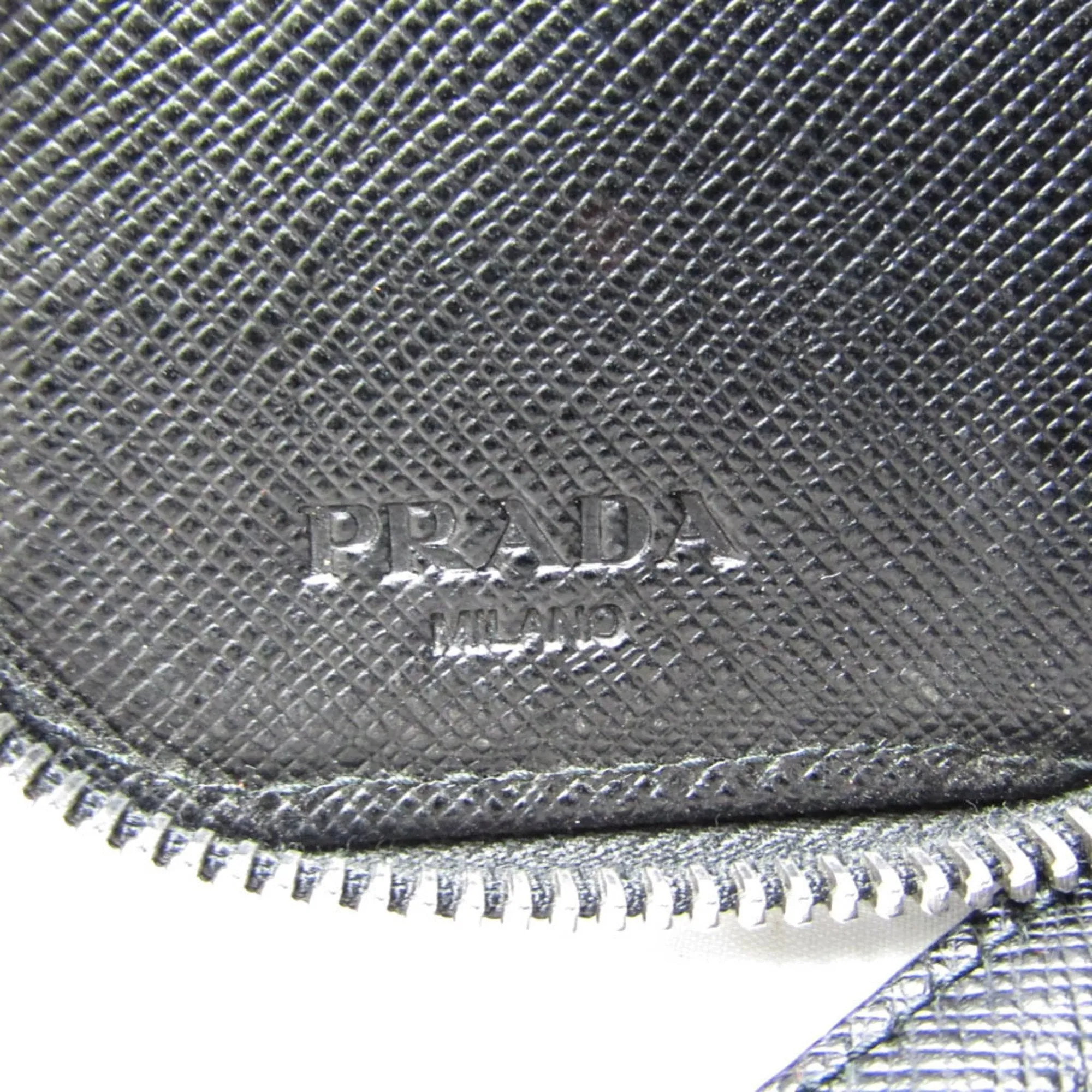 Prada Saffiano Black Leather Accessories