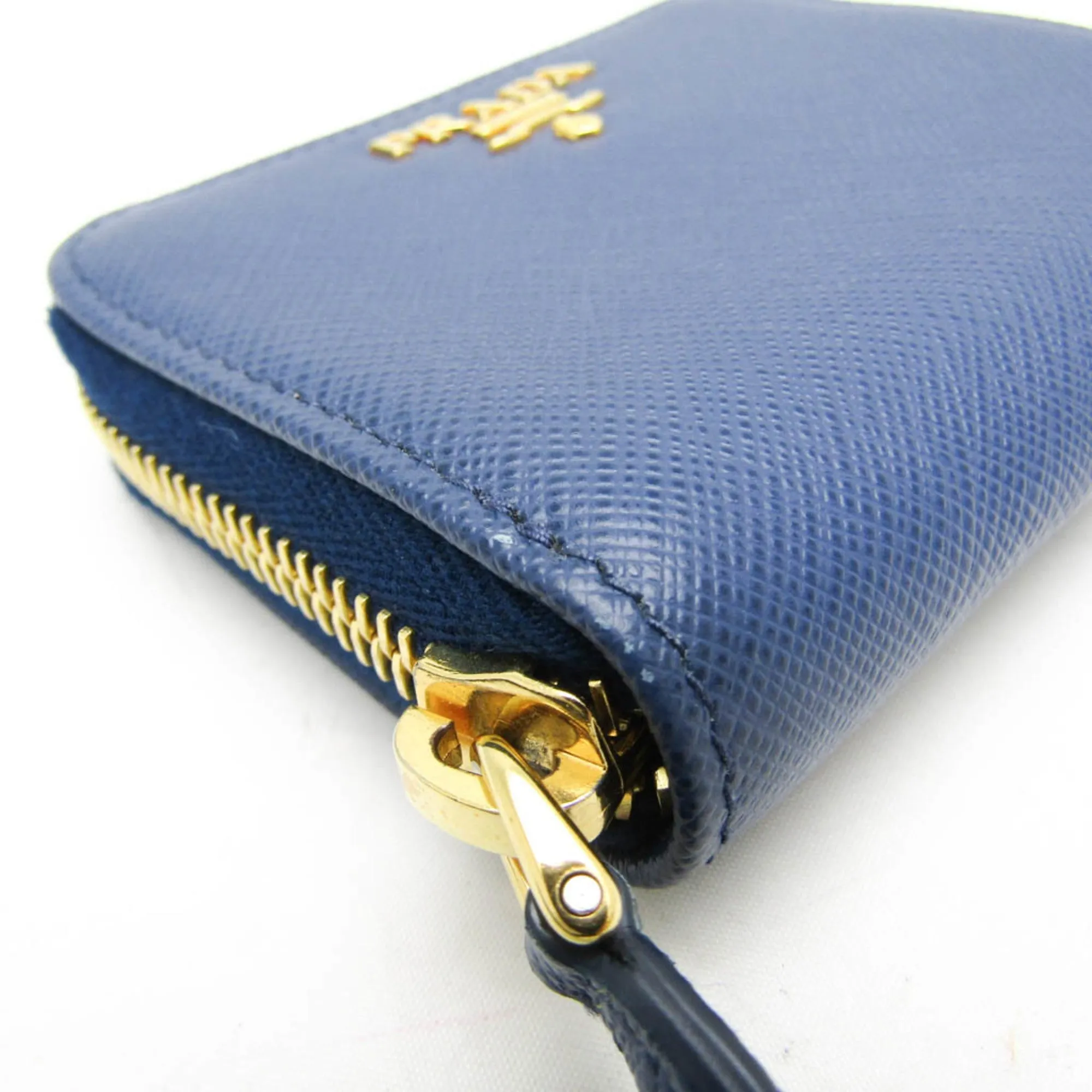 Prada Saffiano Blue Leather Accessories