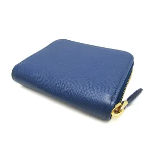 Prada Saffiano Blue Leather Accessories